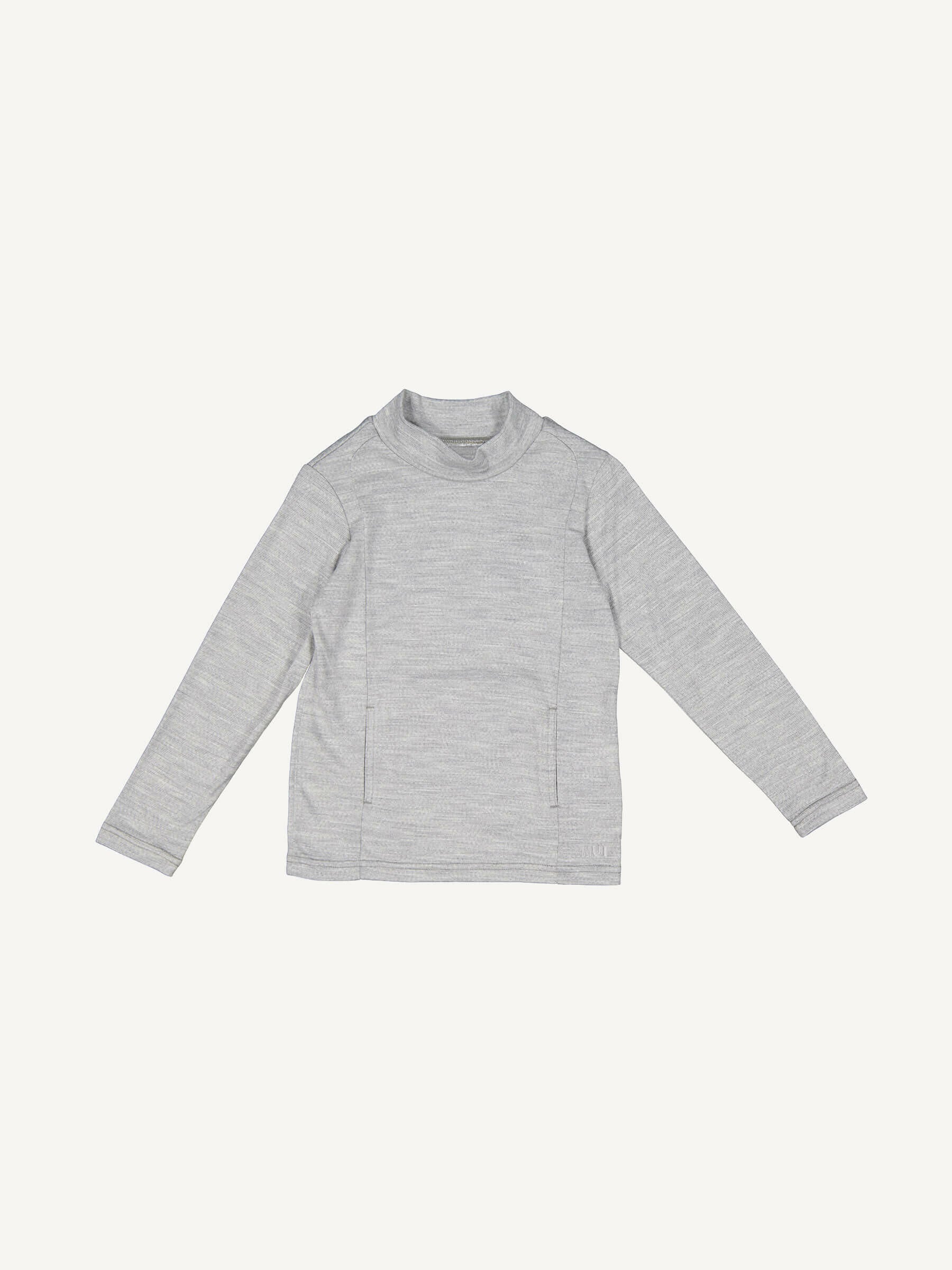 Child Ohau Mockneck Silver child tops Nui Organics 2y
