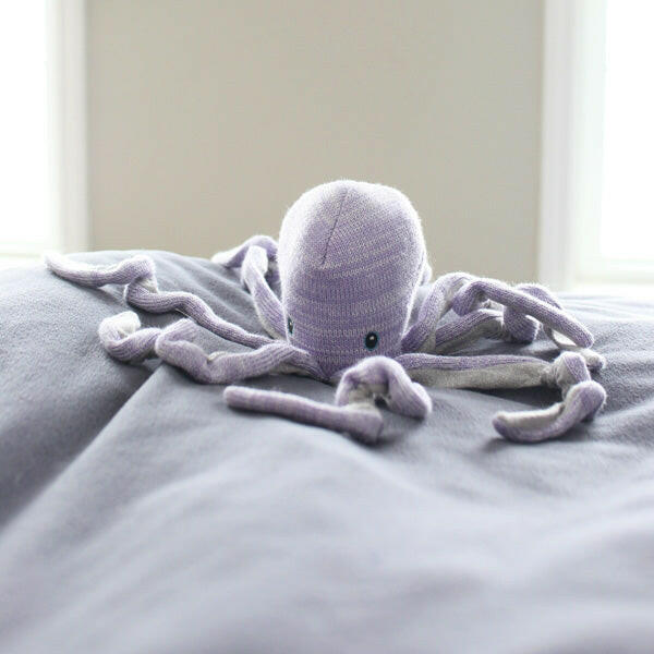 'Orla' Octopus Knit Stuffed Animal Stuffed Toy MON AMI