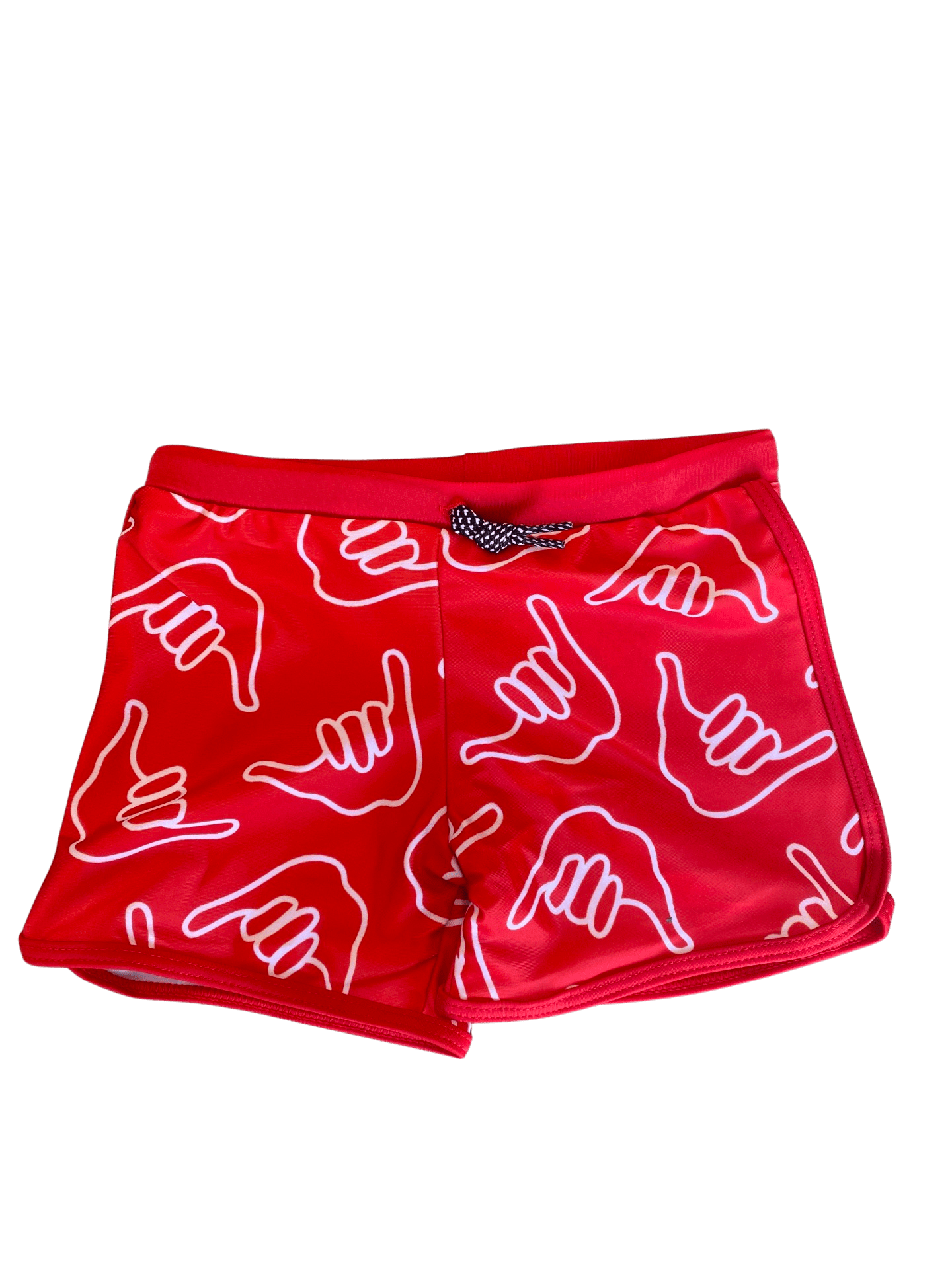 Toddler Soft Shorts for Swim in Red Shaka Kids OF ONE SEA 6 months Red Shaka