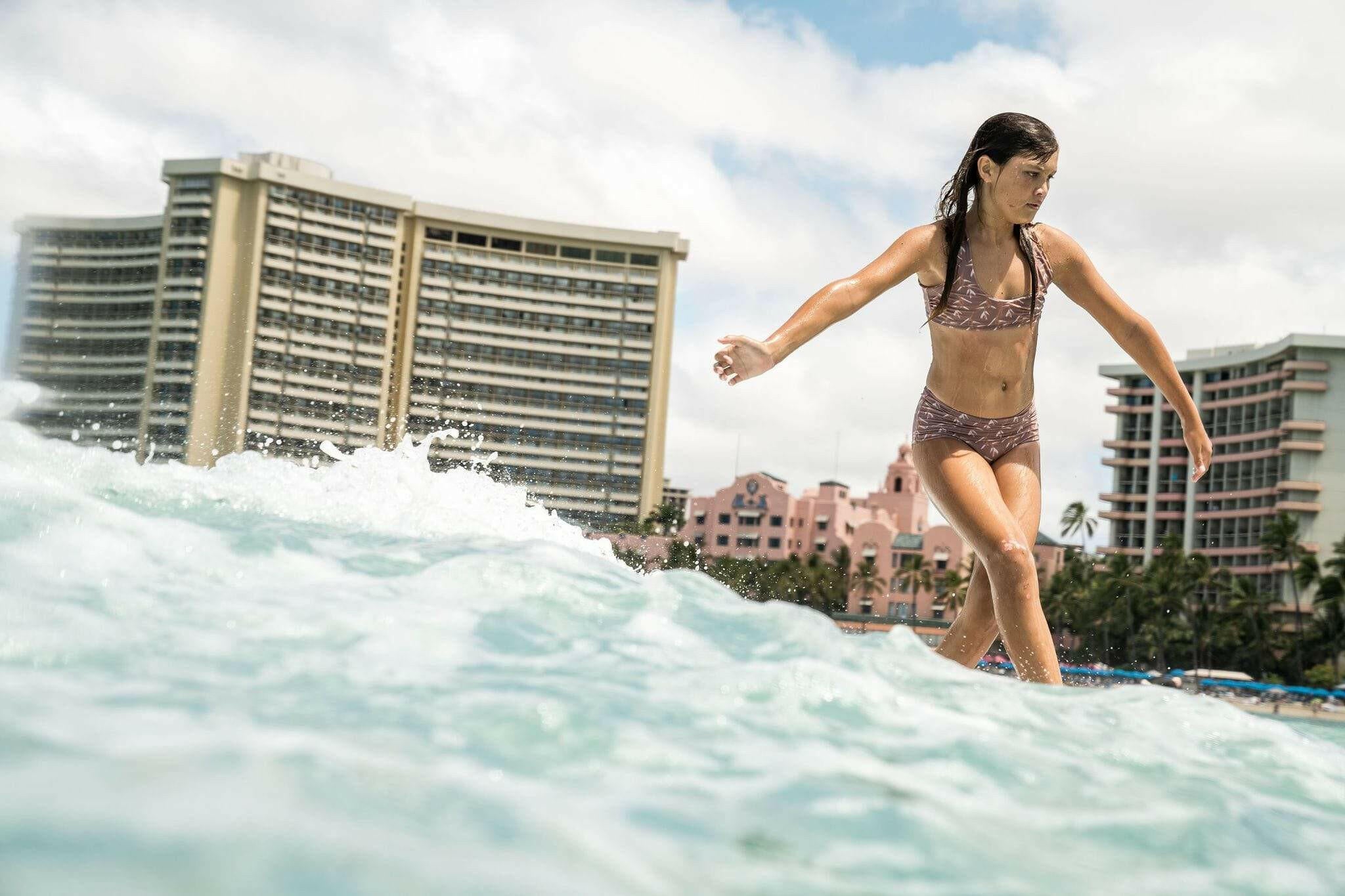Girl's Bikini Separates in Torch Ginger Red Dirt Kids OF ONE SEA