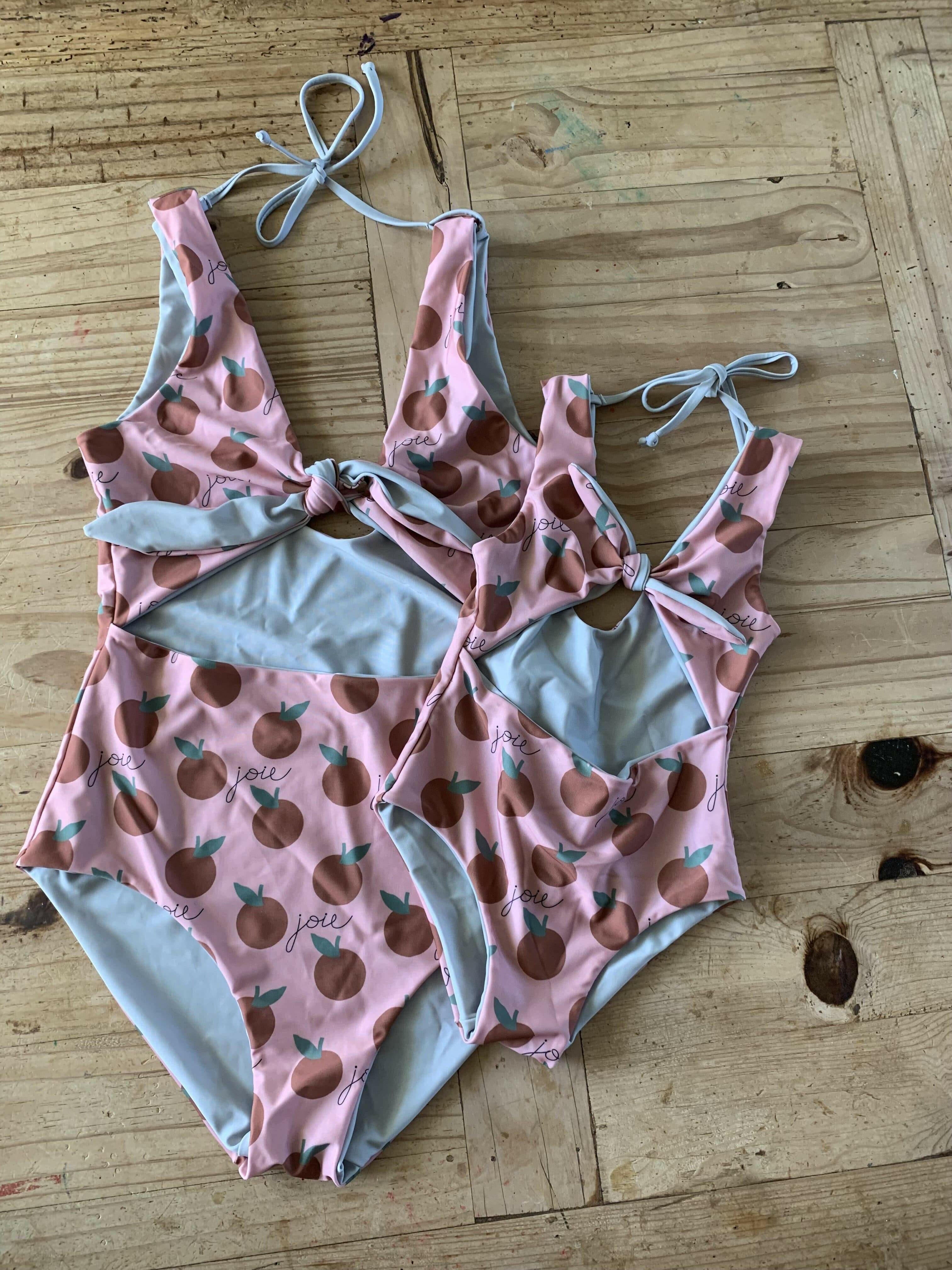 Girl's Cutout One Piece in Joie Inn Collab Print Kids OF ONE SEA