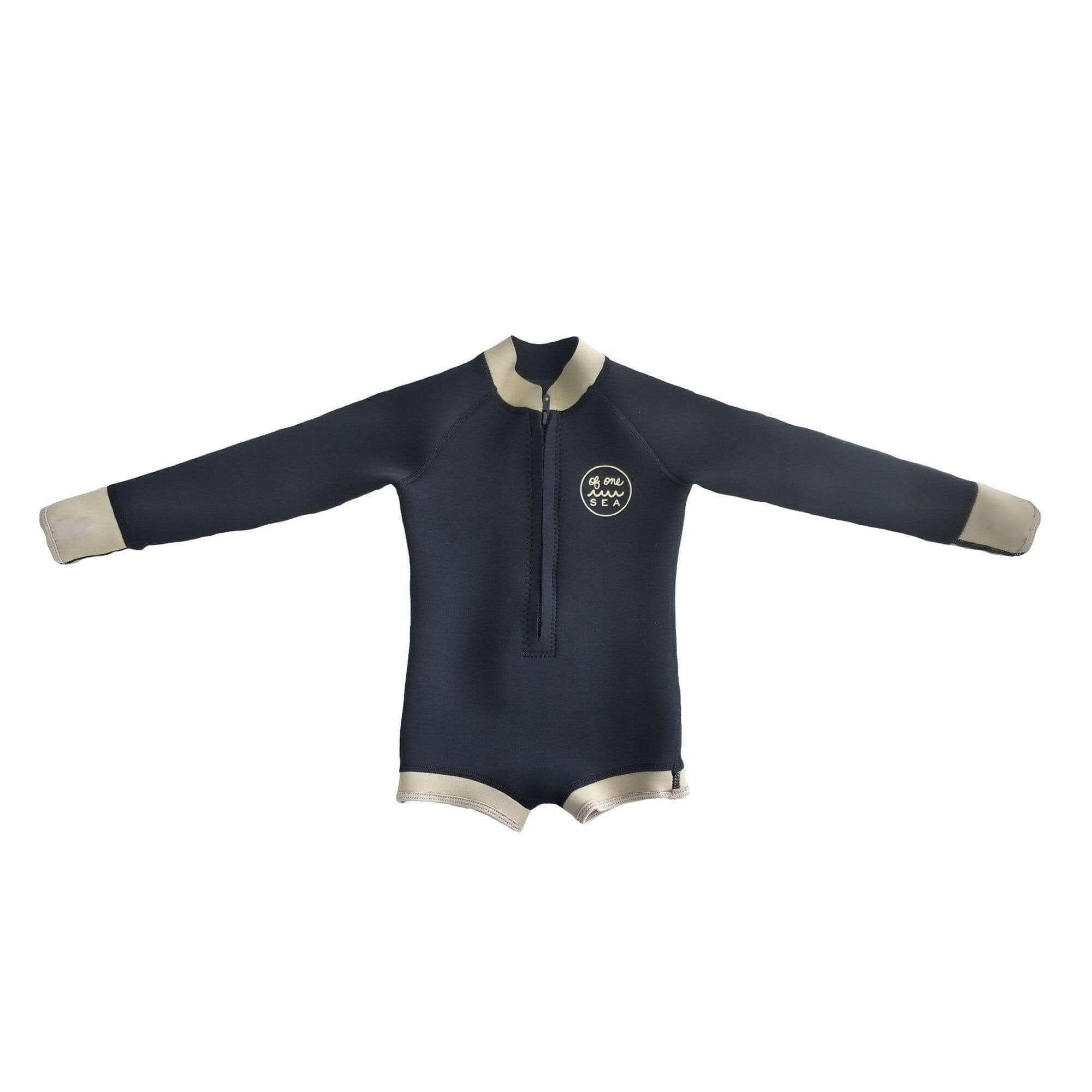 Kid's Natural Rubber Wetsuit in Long Sleeve Spring Suit Kids OF ONE SEA