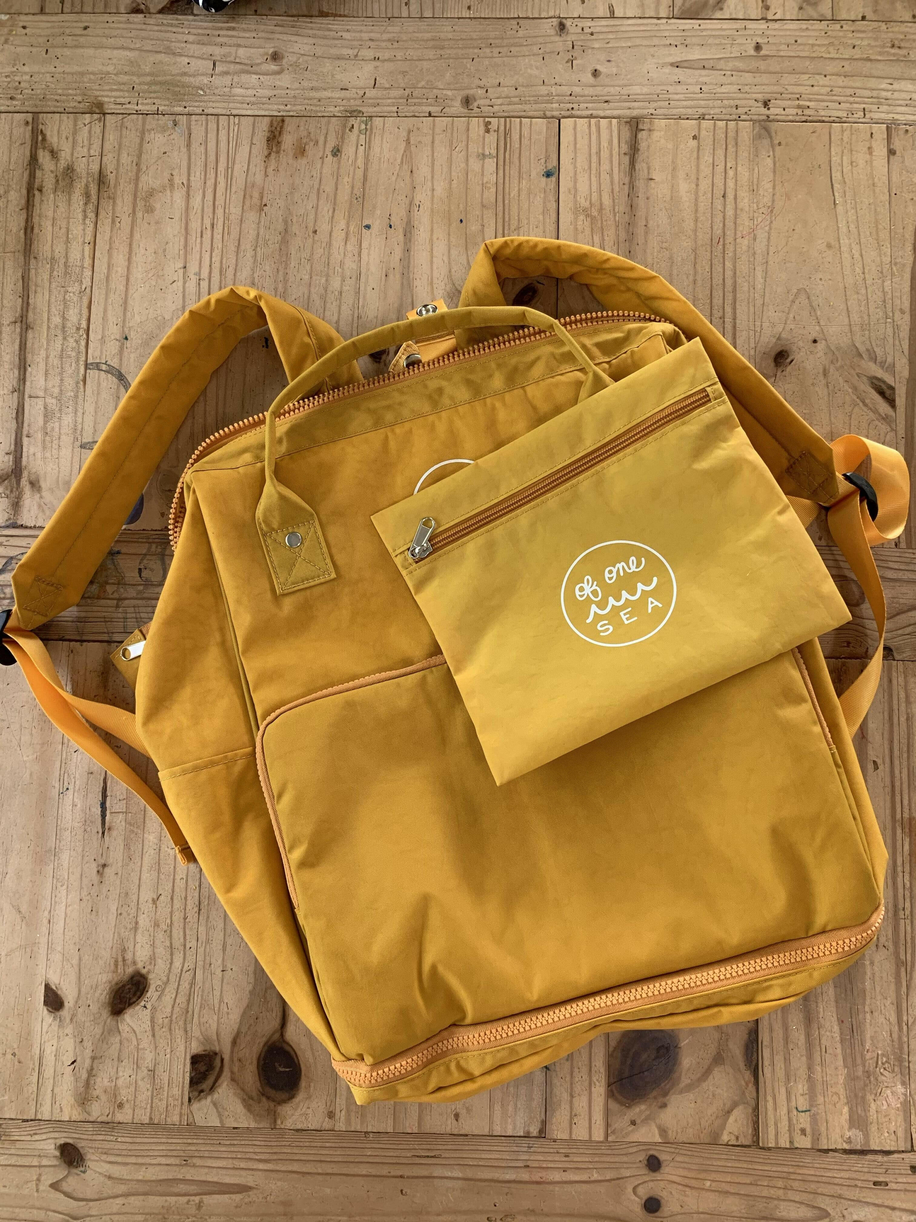 No Sand Backpack in Sunrise Totes + Towels OF ONE SEA Sunrise