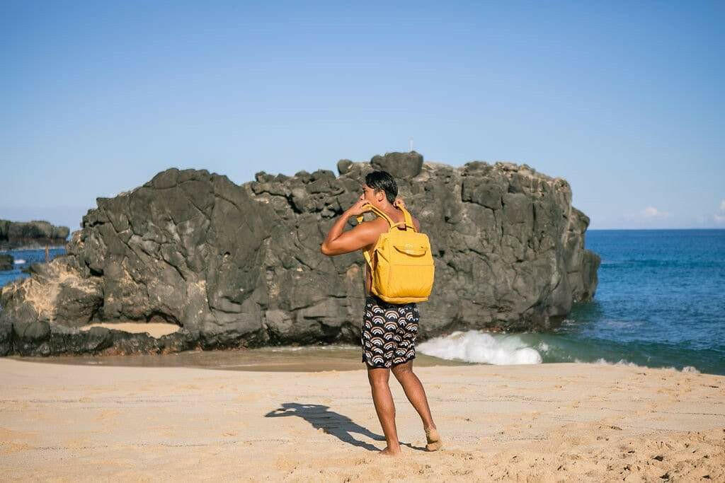No Sand Backpack in Sunrise Totes + Towels OF ONE SEA