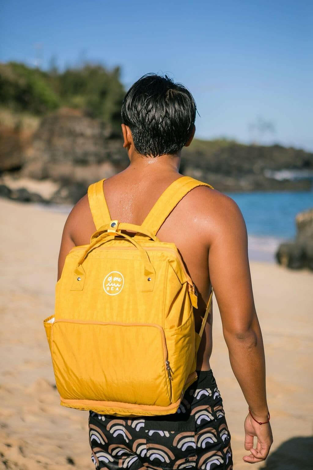 No Sand Backpack in Sunrise Totes + Towels OF ONE SEA