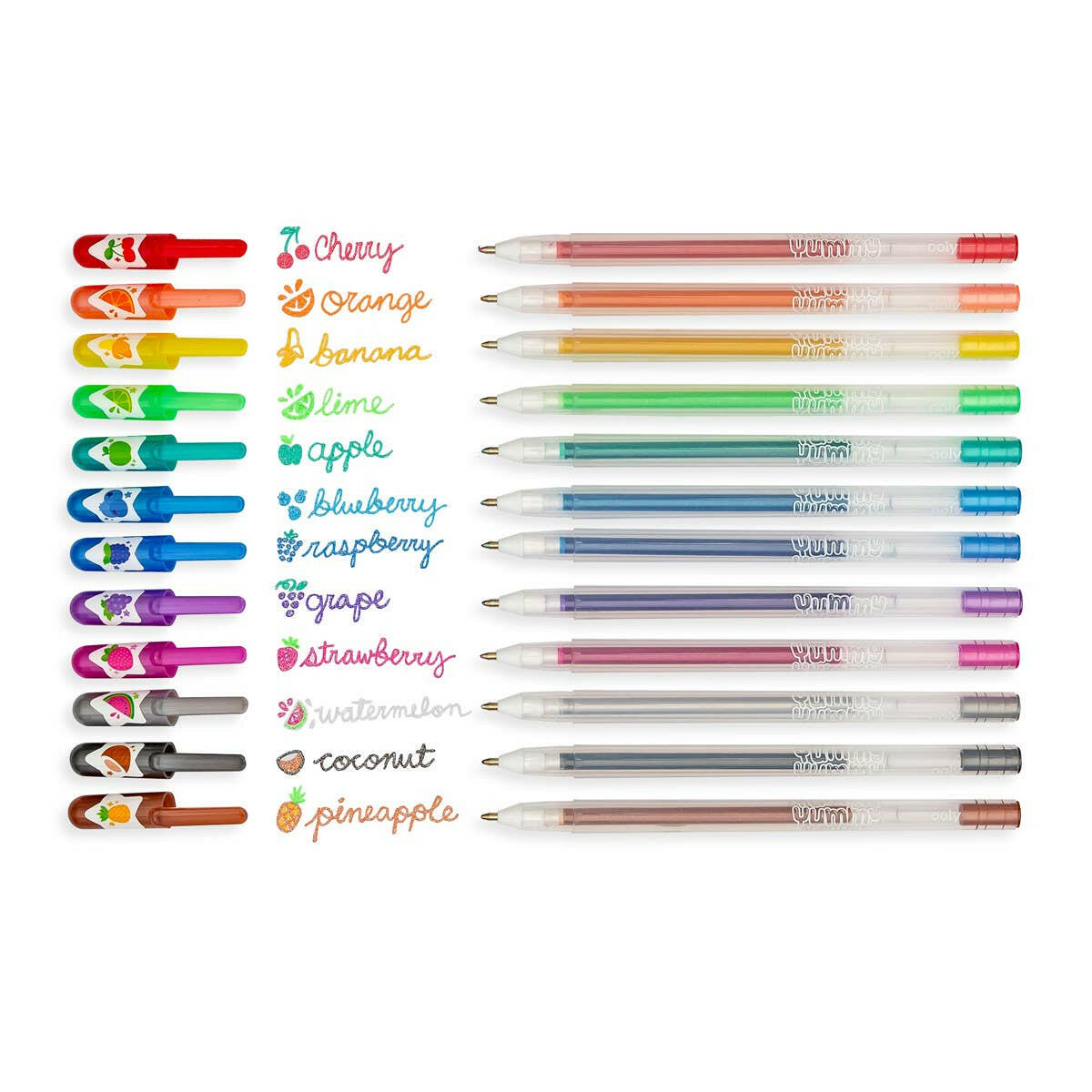 Yummy Yummy Scented Glitter Gel Pens Art Supplies OOLY - Art & School Supplies