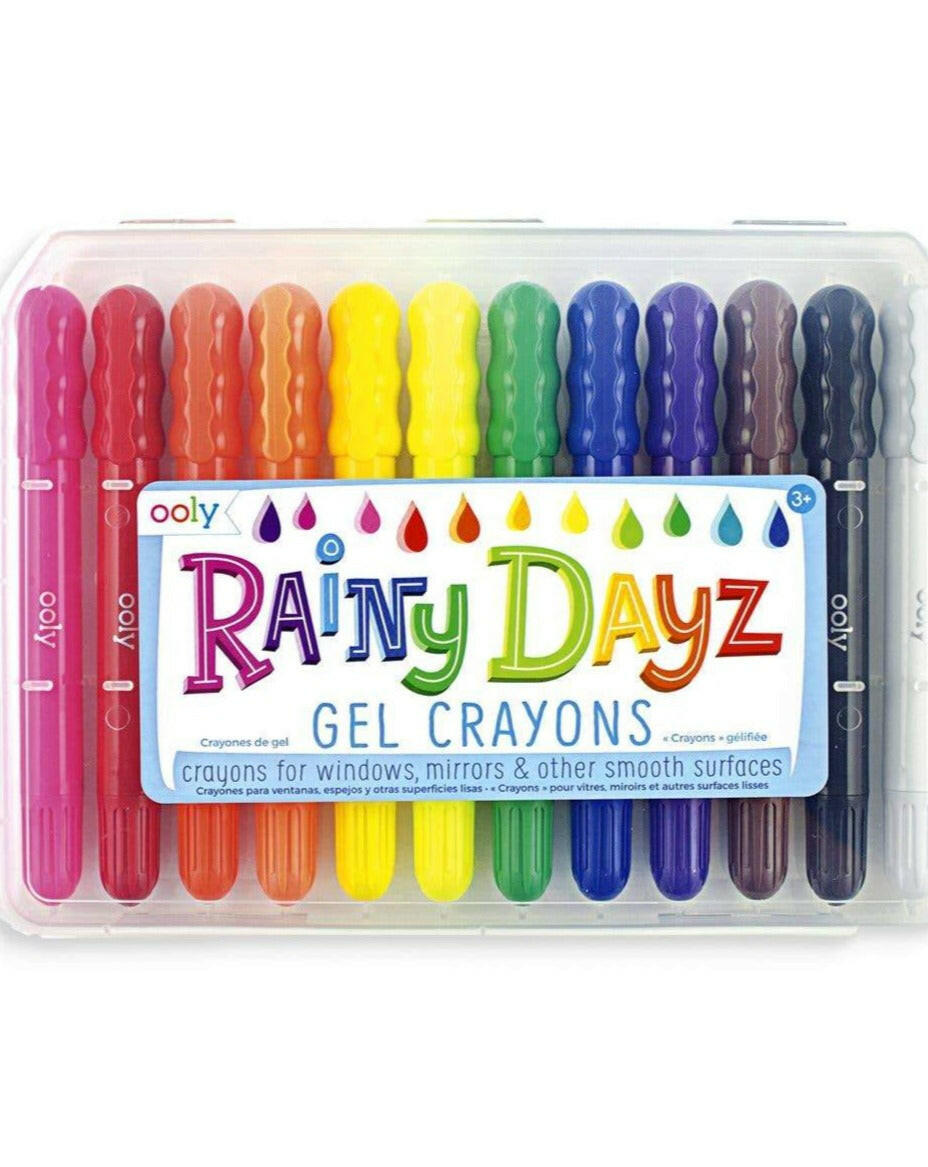 Rainy Day Gel Crayons - 12 pc. Art Supplies OOLY - Art & School Supplies