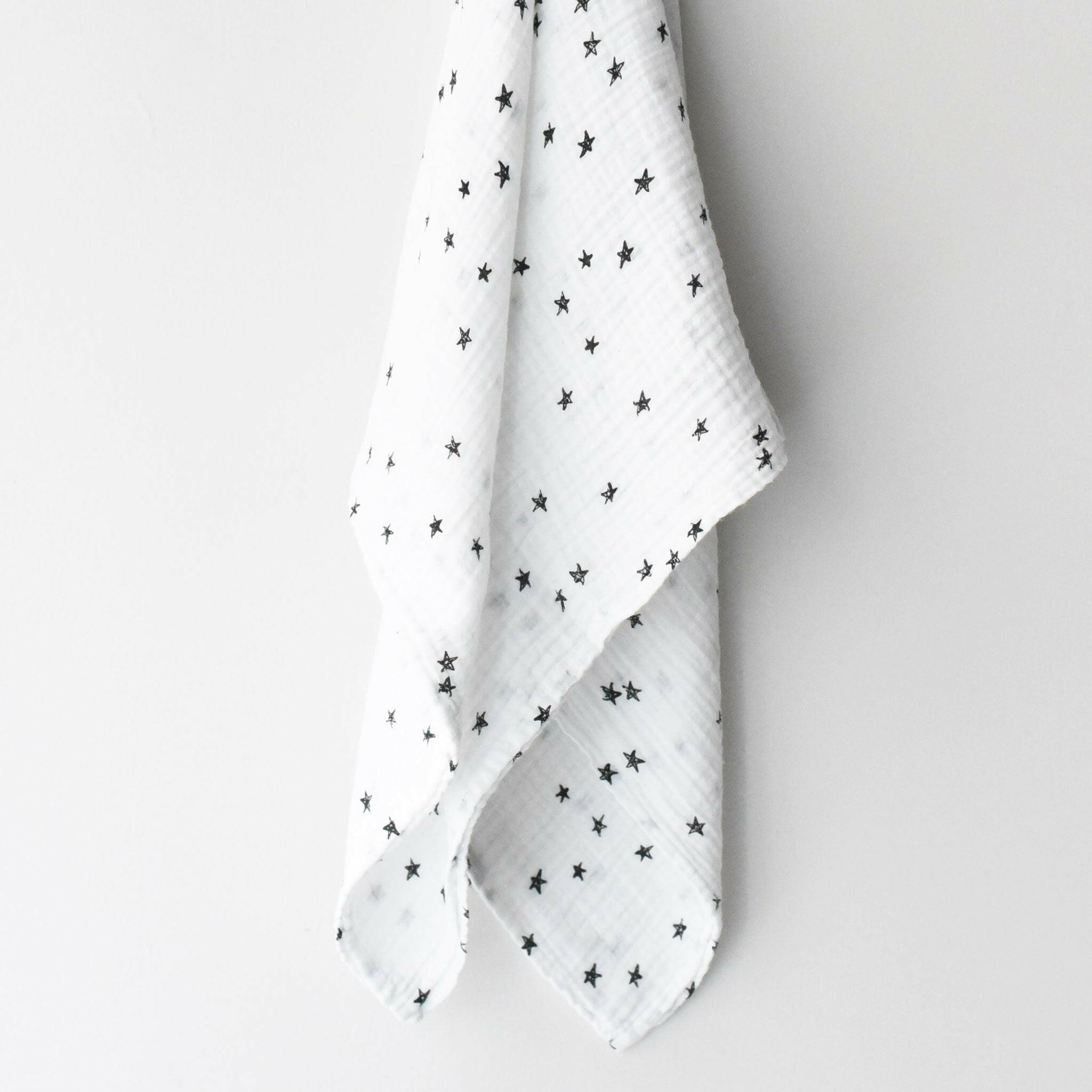 Organic Muslin Swaddle - Stars Swaddles Wee Gallery