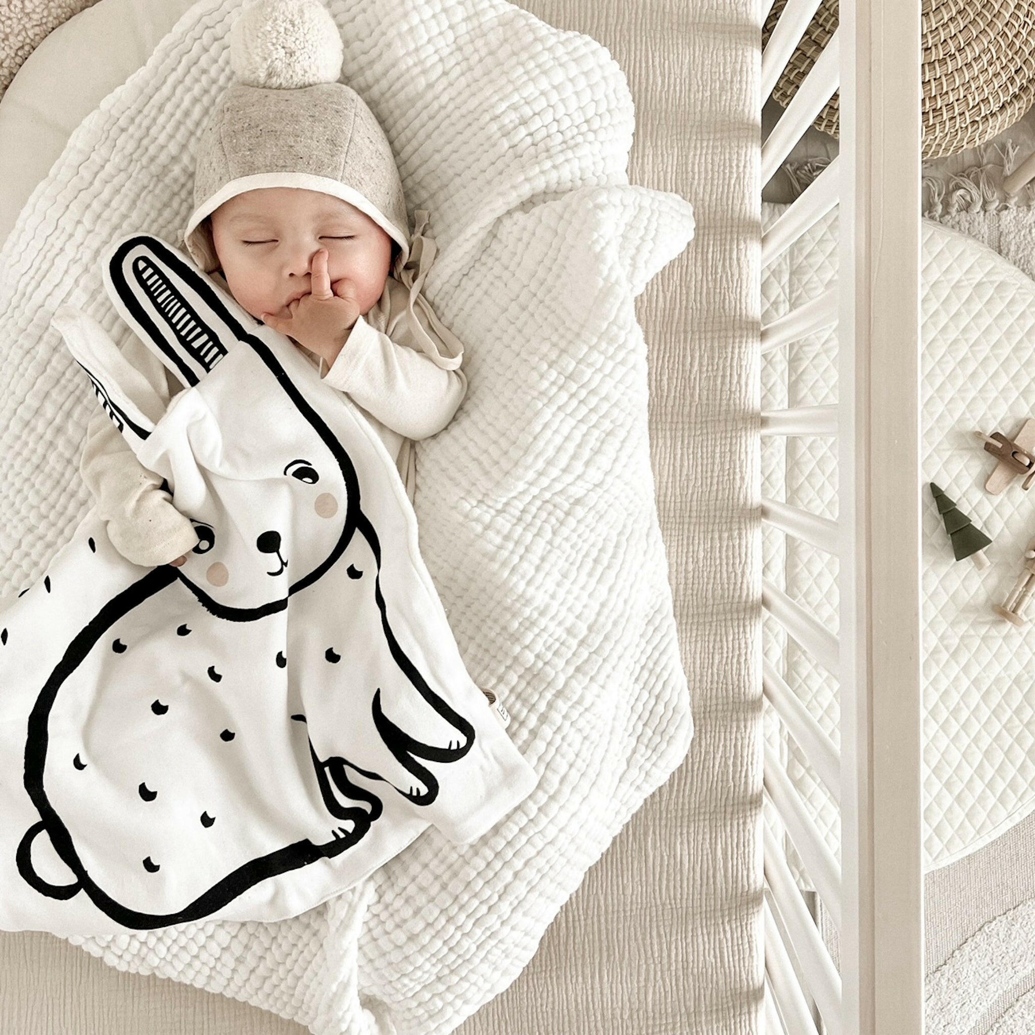 Organic Snuggle Blanket - Bunny Toys Wee Gallery