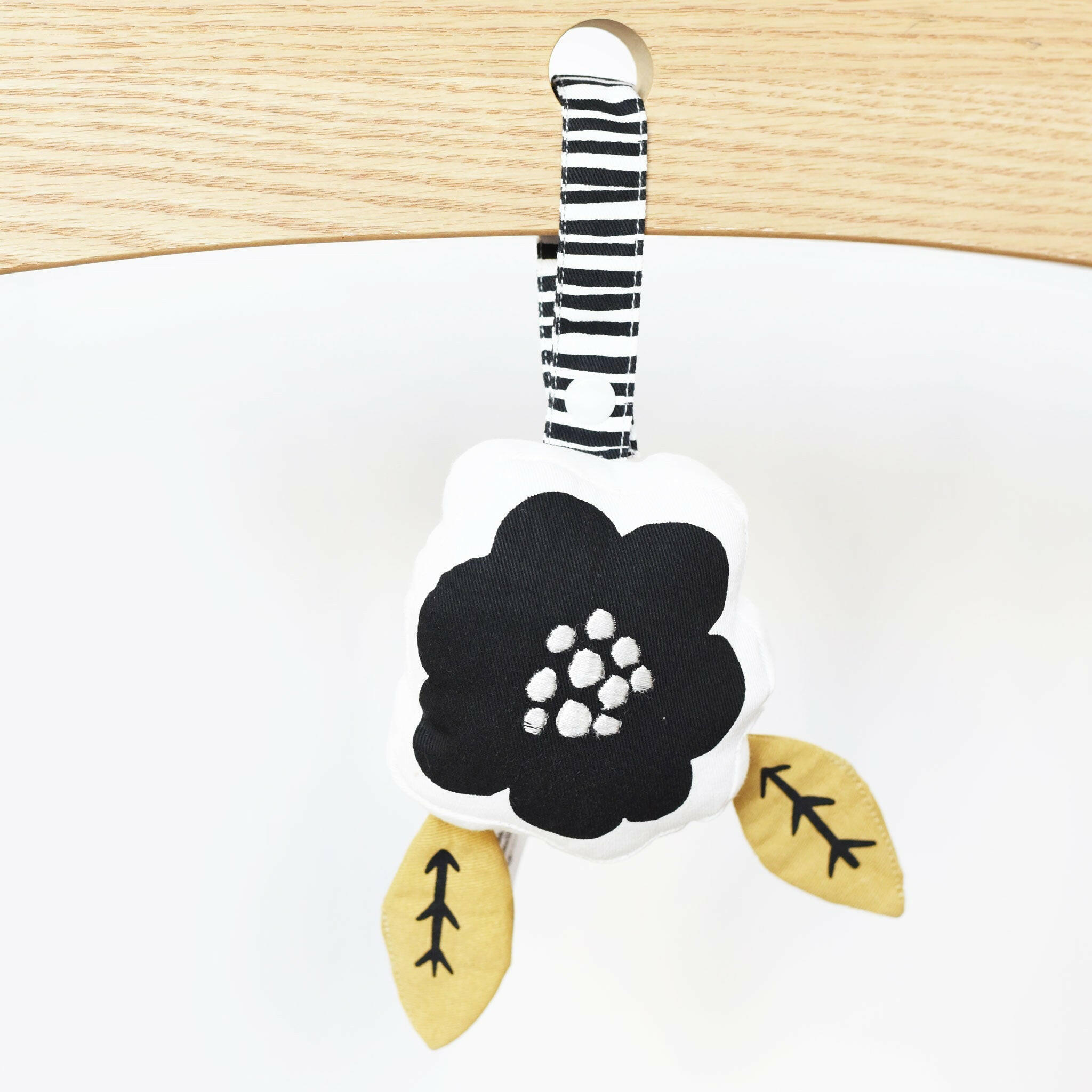 Flower Stroller Toy with Crinkle Stroller Toys Wee Gallery