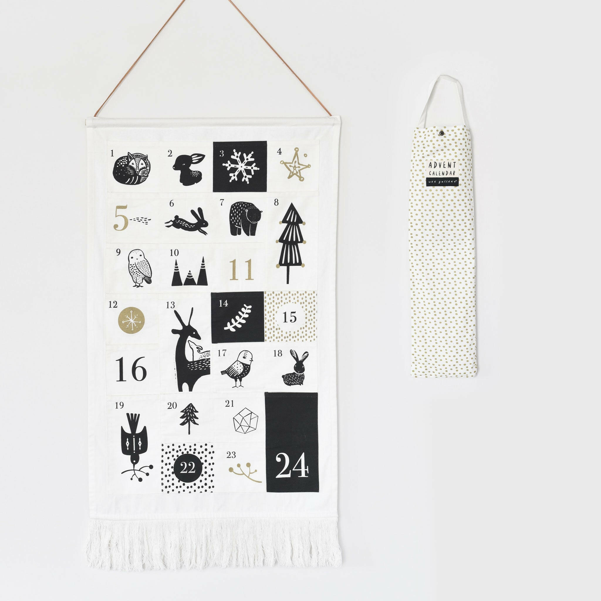 24 Pocket Advent Calendar - Winter Animals Christmas Wee Gallery