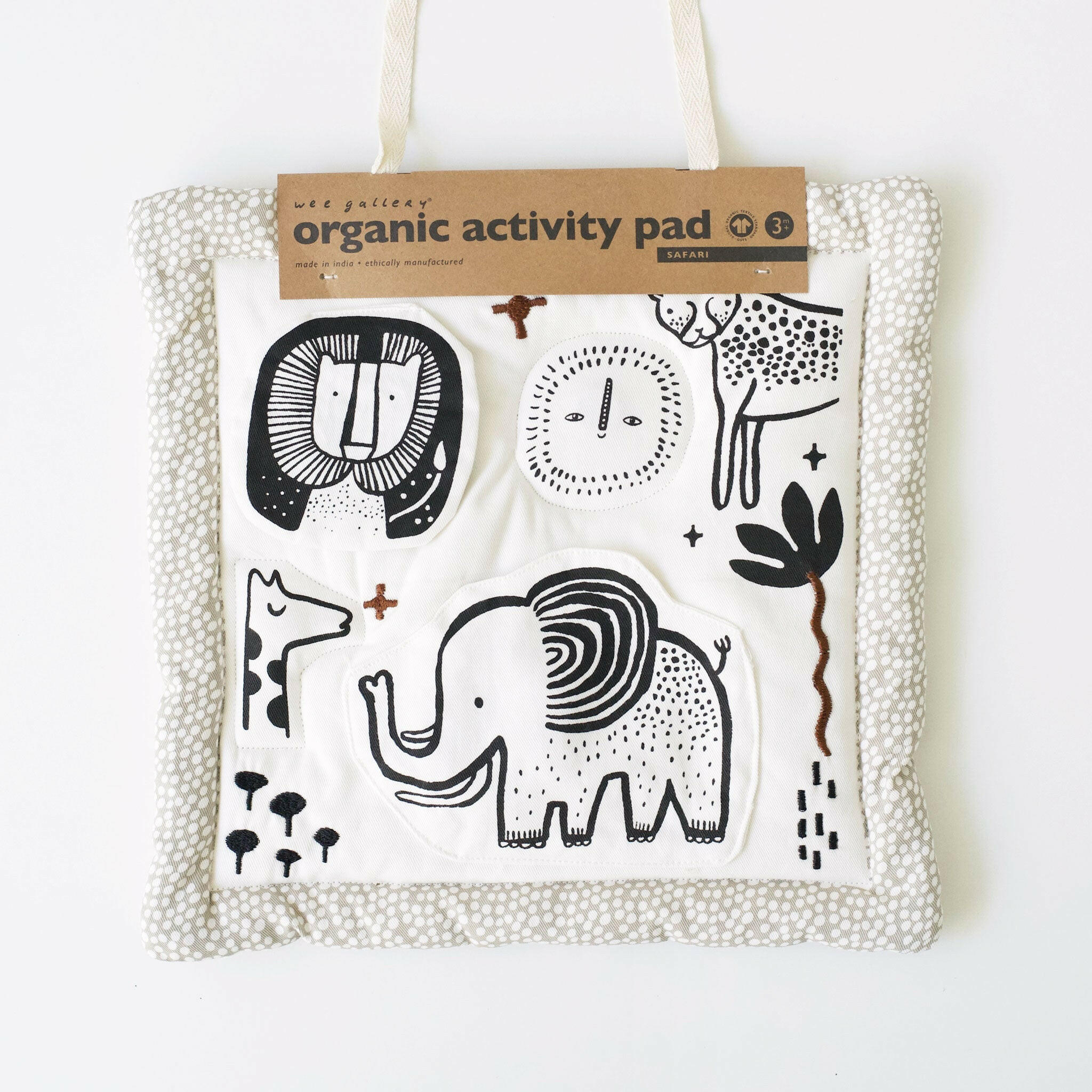 Organic Activity Pad - Safari Activity Pads Wee Gallery