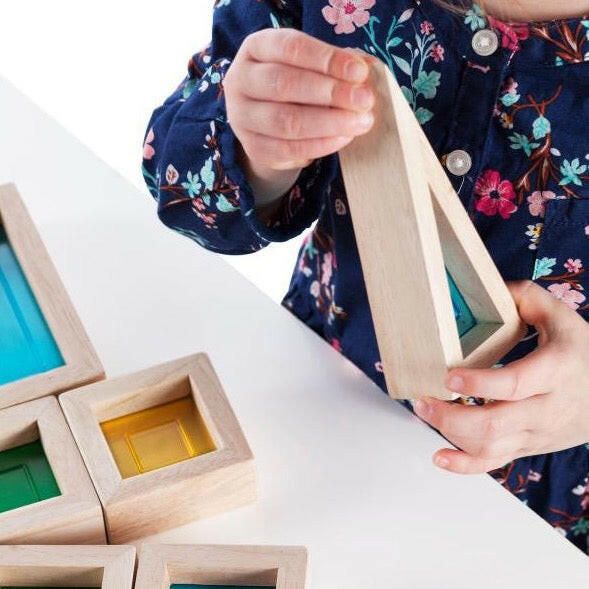 Rainbow Blocks - 30 pc. set Kids Toys Guidecraft