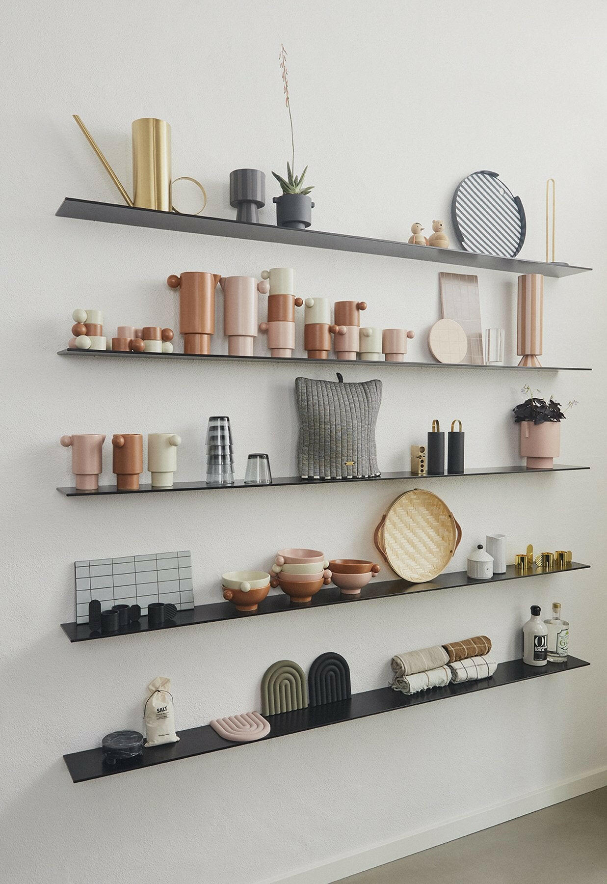 Art Candleholder - Hexagon - Brass OYOY