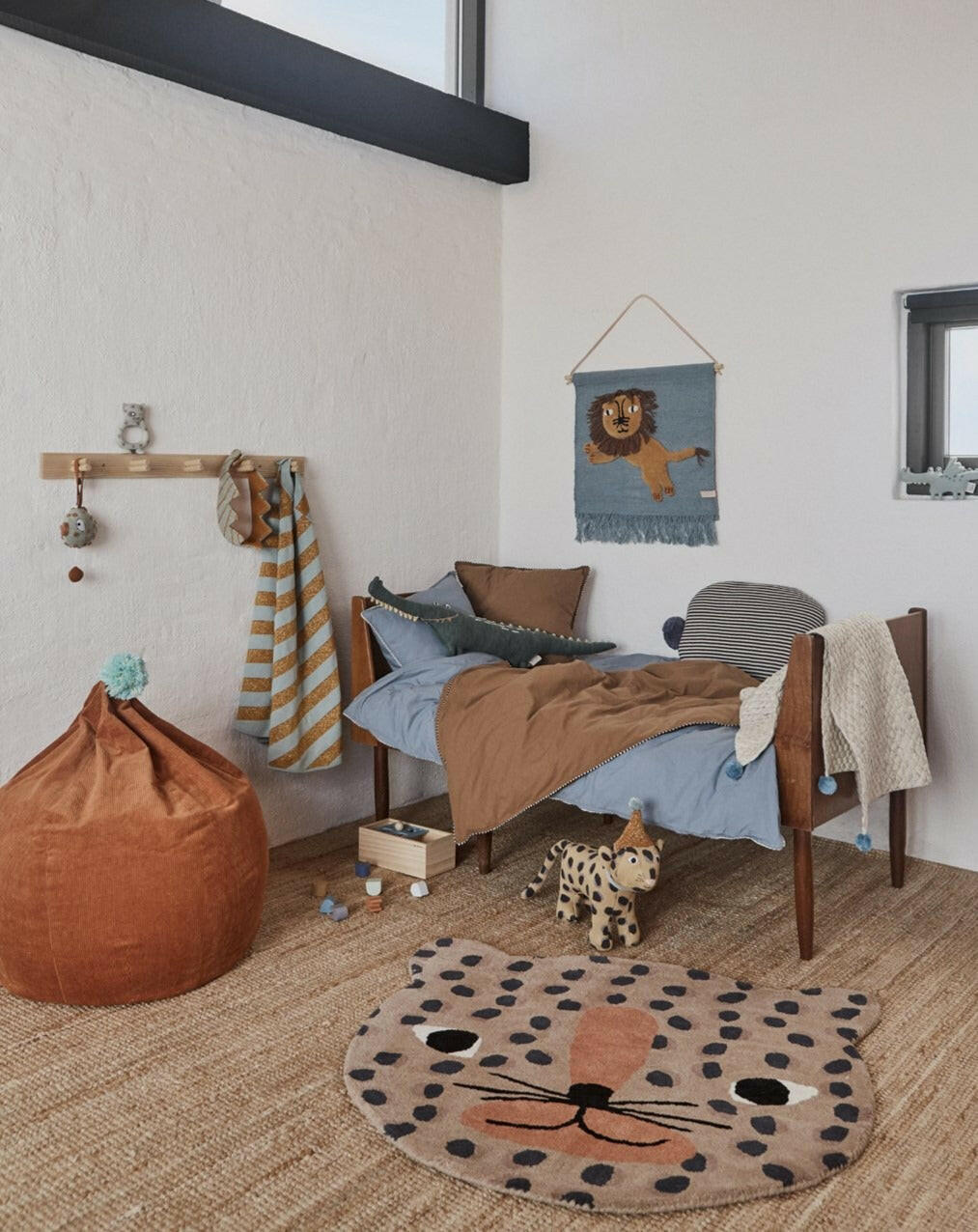 Leopard Rug - Camel Rugs OYOY