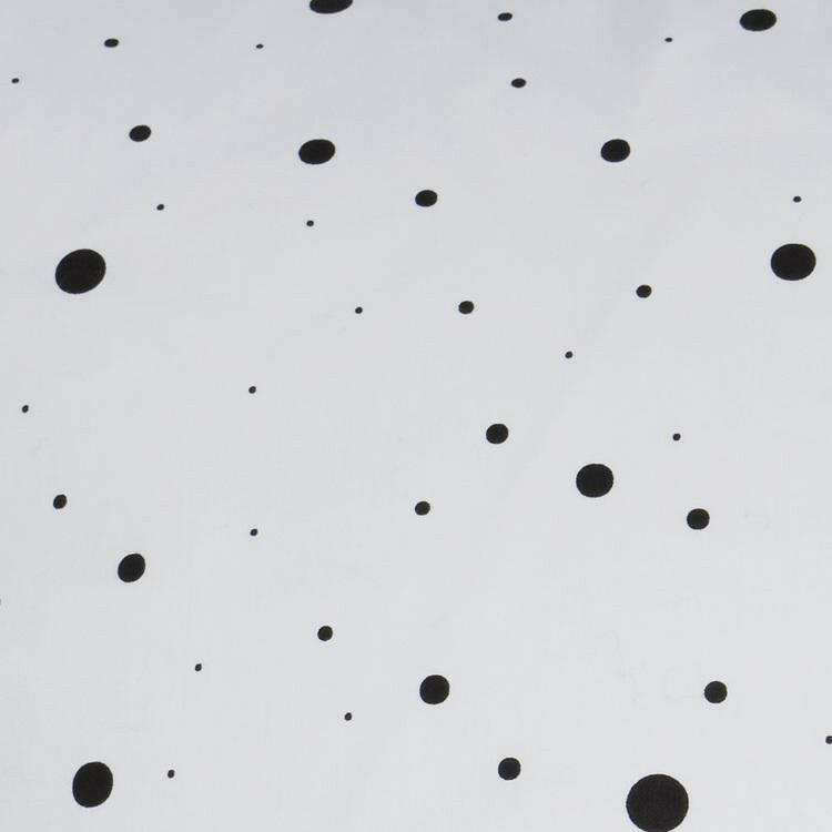 Dot Bedding - Xtra Length - White / Black OYOY
