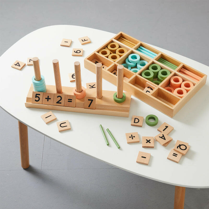 Wooden Abacus Math Toy Educational Wonder & Wise