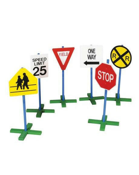 Drivetime Signs- set of 6 Kids Toys Guidecraft
