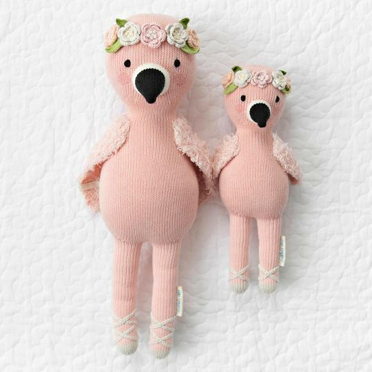 Penelope the flamingo Stuffies Cuddle + Kind