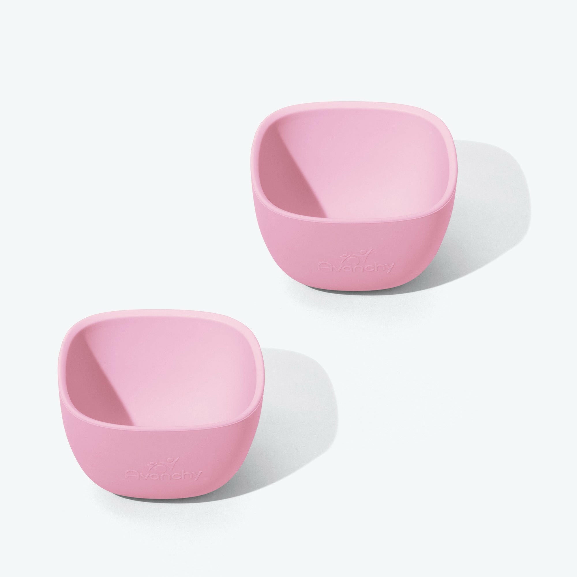 Avanchy La Petite Silicone Mini Bowl Infant Feeding Avanchy Sustainable Baby Dishware 2 Petite Bowls Pink