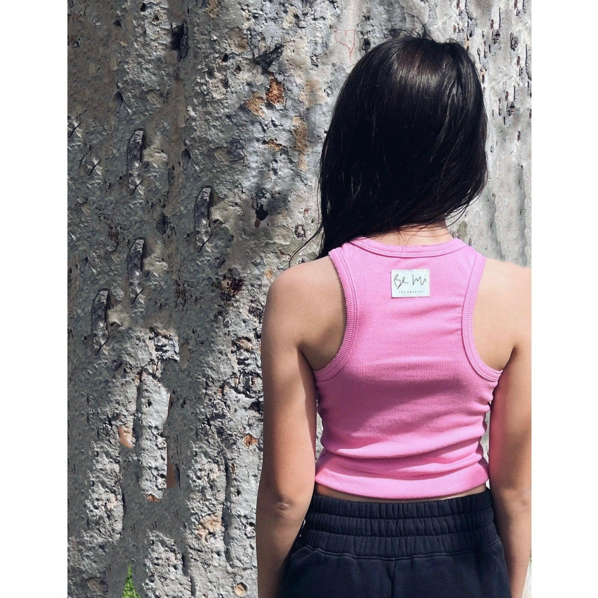 Modal Ribbed Tank Top Tank Top Be Mi Los Angeles