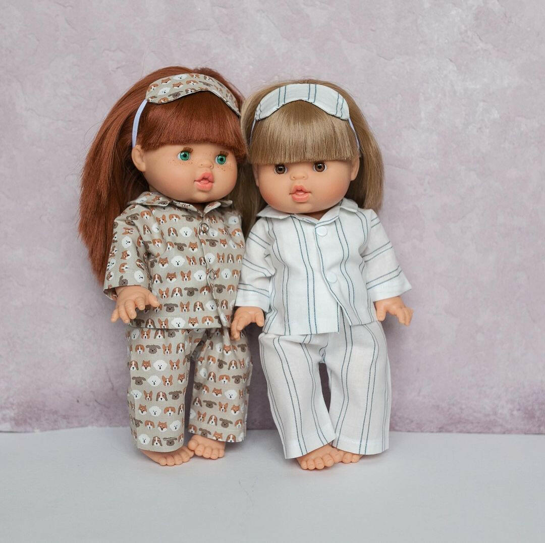 Puppy Pajamas Doll Clothing Minikane