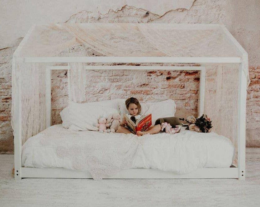 Playhouse Bed - Twin Size Children's Furniture Be Mindful