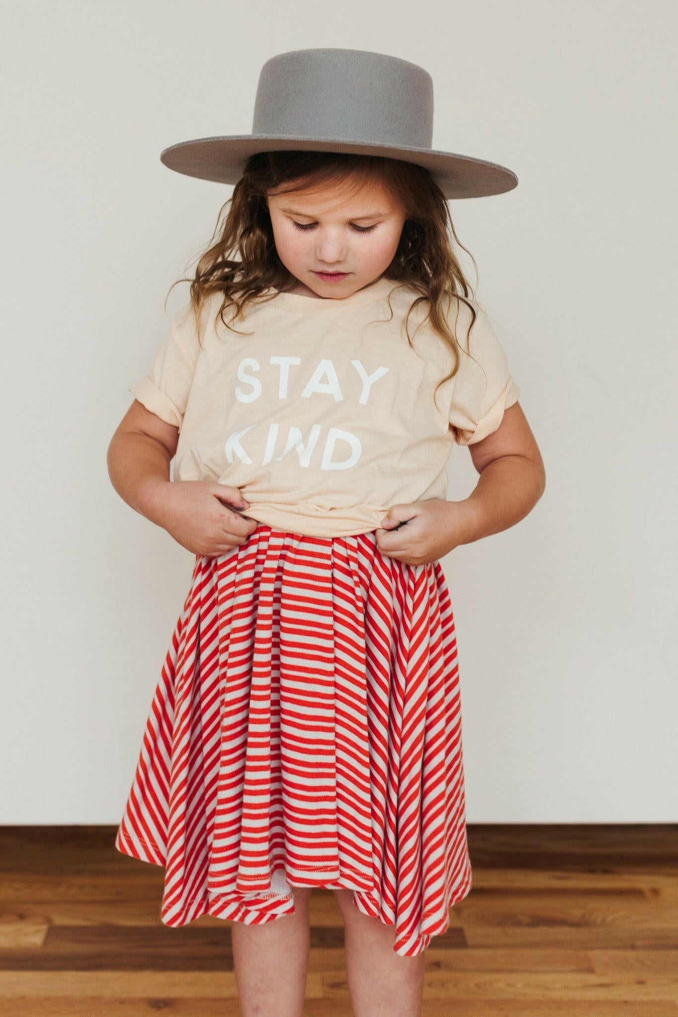 Stay Kind Kid’s Graphic T-Shirt Kids Polished Prints