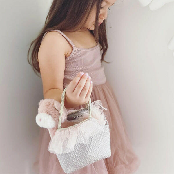 'Callie' Kitty Plush Doll & Toy Purse Stuffed Toy MON AMI