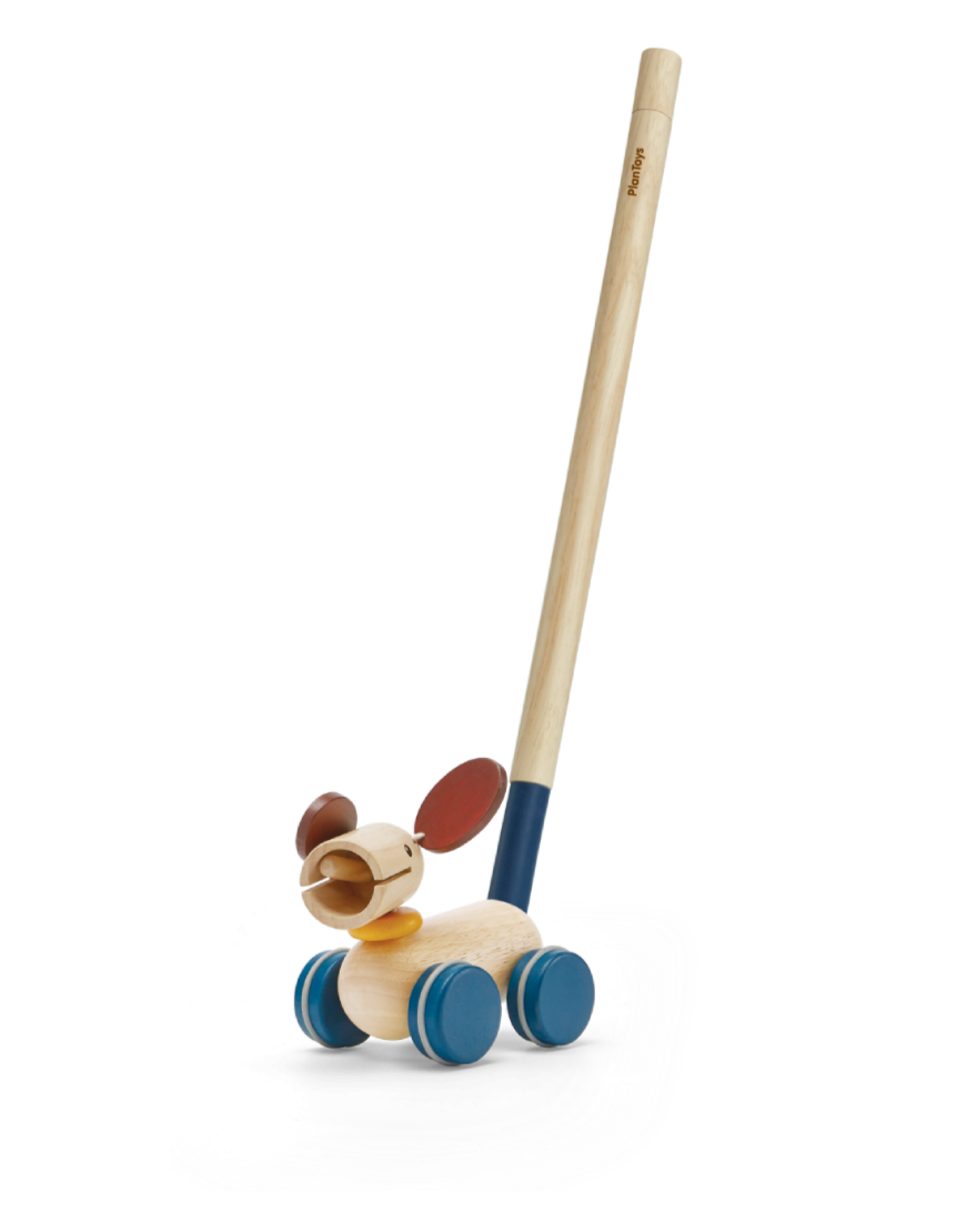 Push & Pull Puppy Kids Toys PlanToys