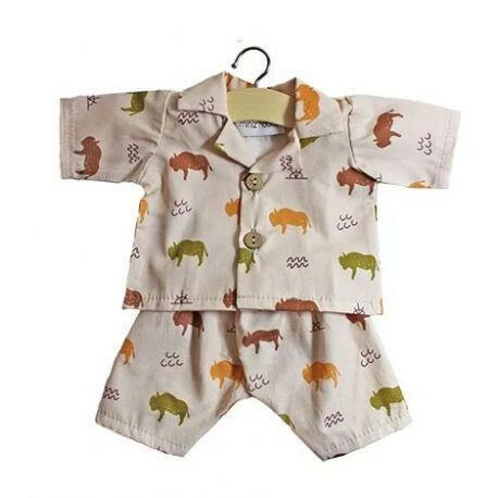 Buffalo cotton doll pajamas Doll Clothing Minikane