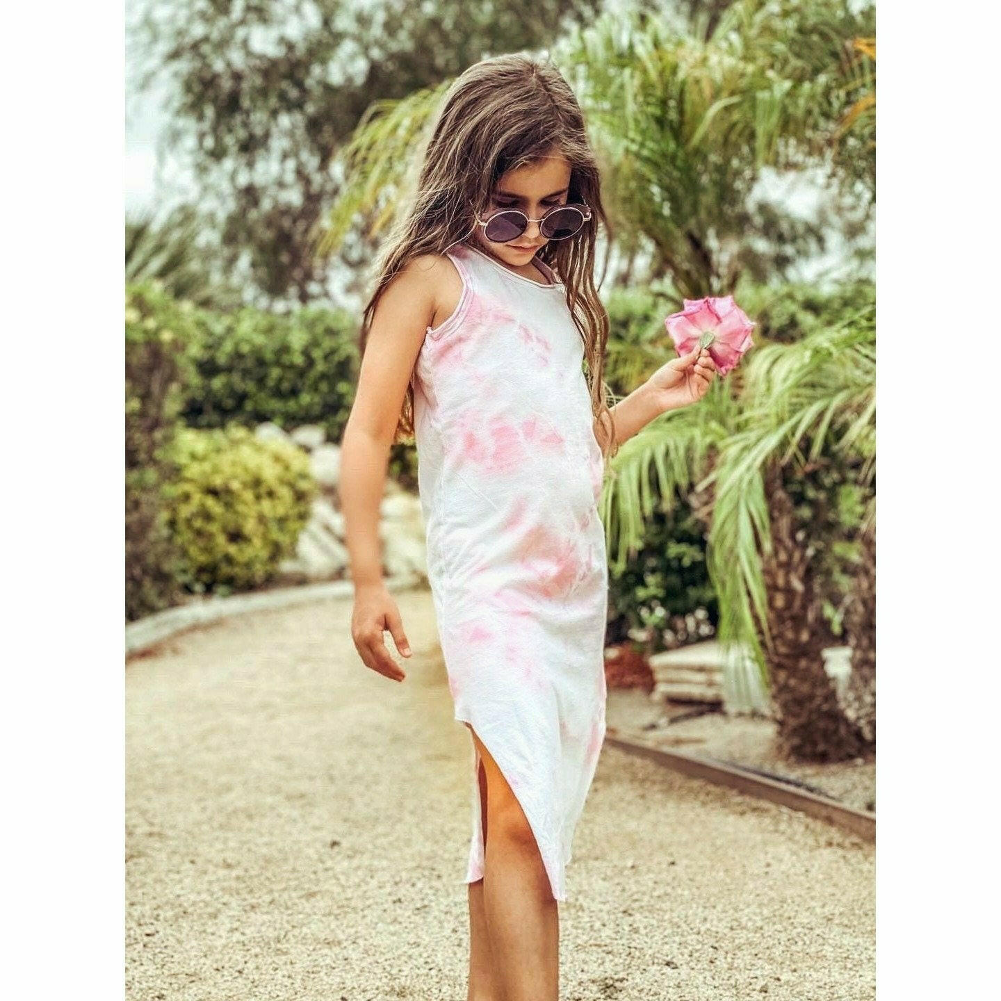Lexi Tank Dress Marble Tie Dye Dresses Be Mi Los Angeles
