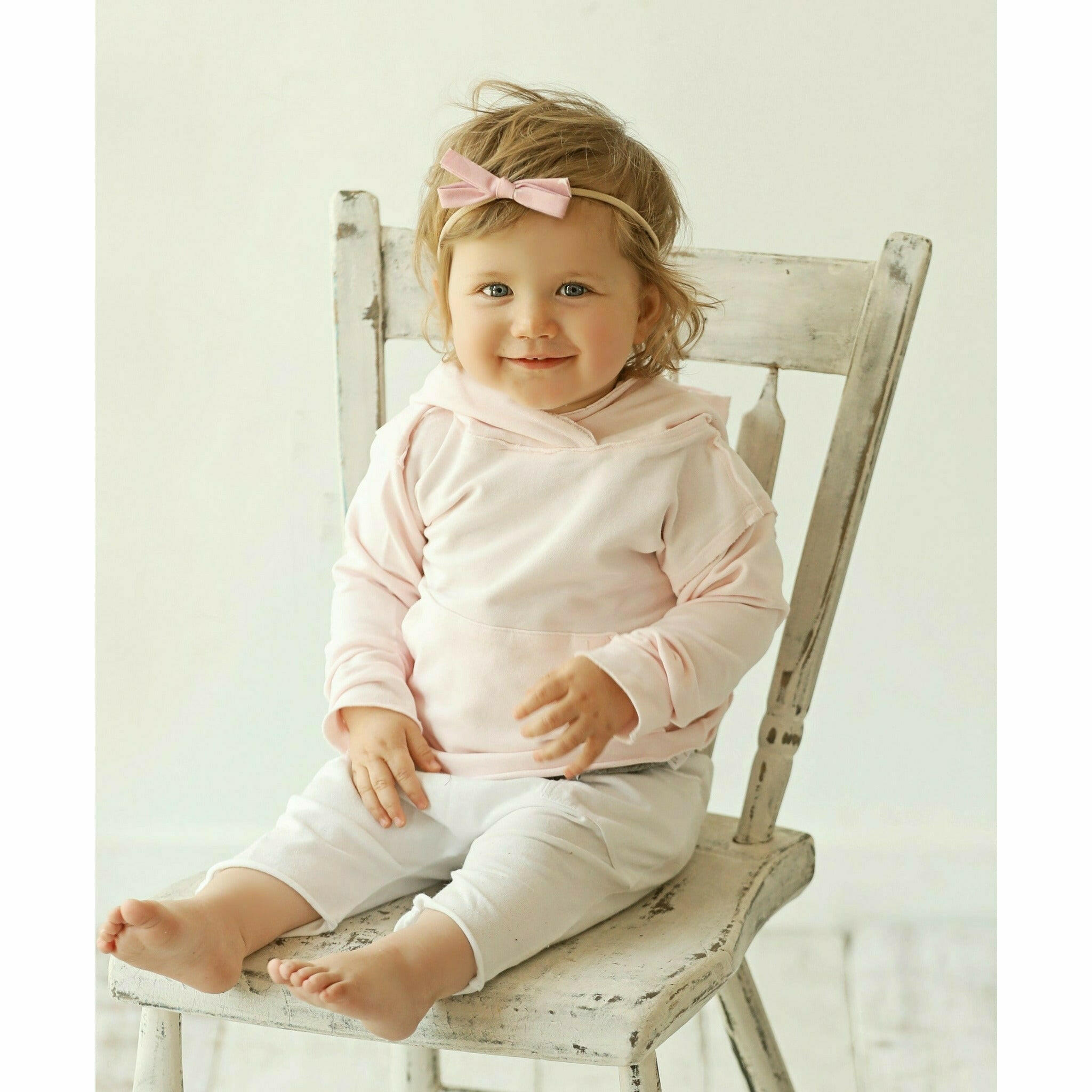 Organic Baby Benji Hoodie Pink Hoodie Be Mi Los Angeles
