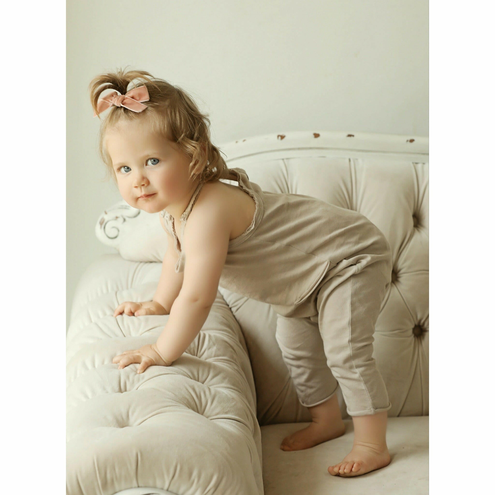 Baby Romper Tan Rompers Be Mi Los Angeles