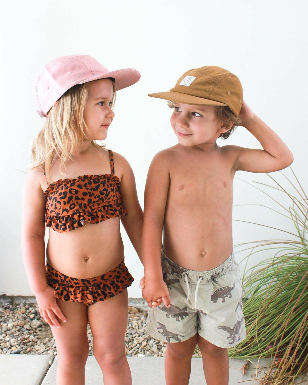 Five-Panel Kids Hat - Blush Hats Rad River Co.