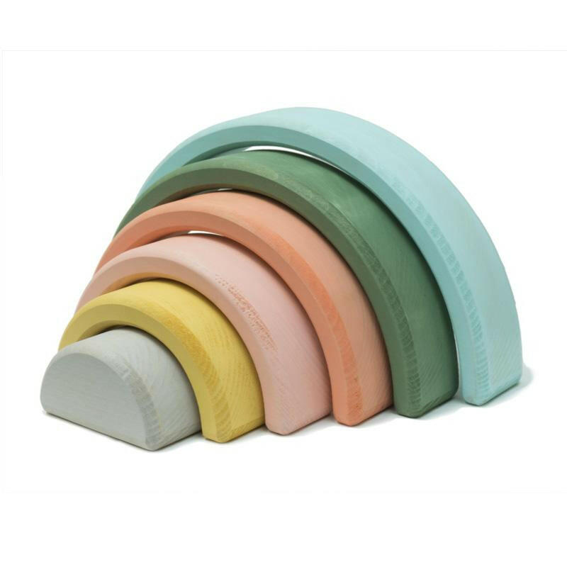 Rainbow Nesting Blocks Wonder and Wise