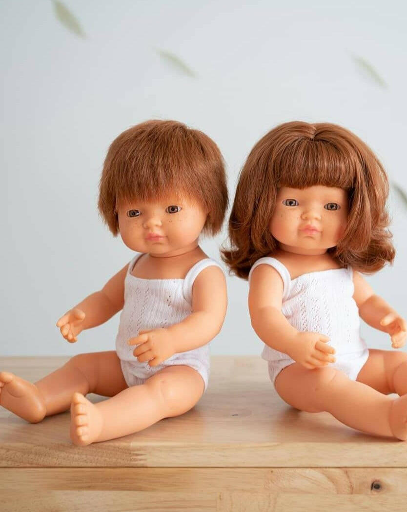 Baby Boy Doll - Redhead Dolls Miniland