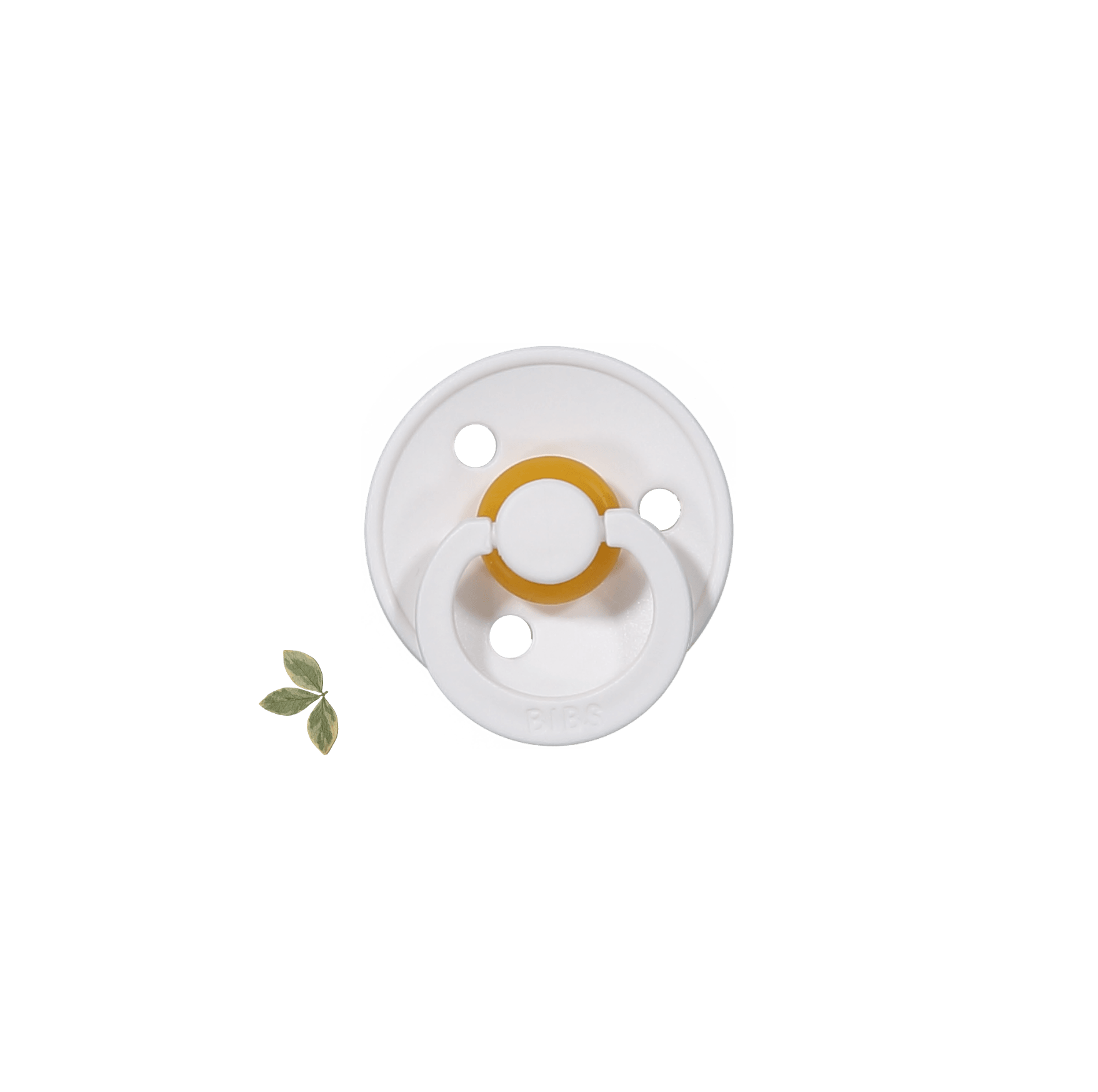 The Bibs Pacifier Pacifier Lovely Littles OS White