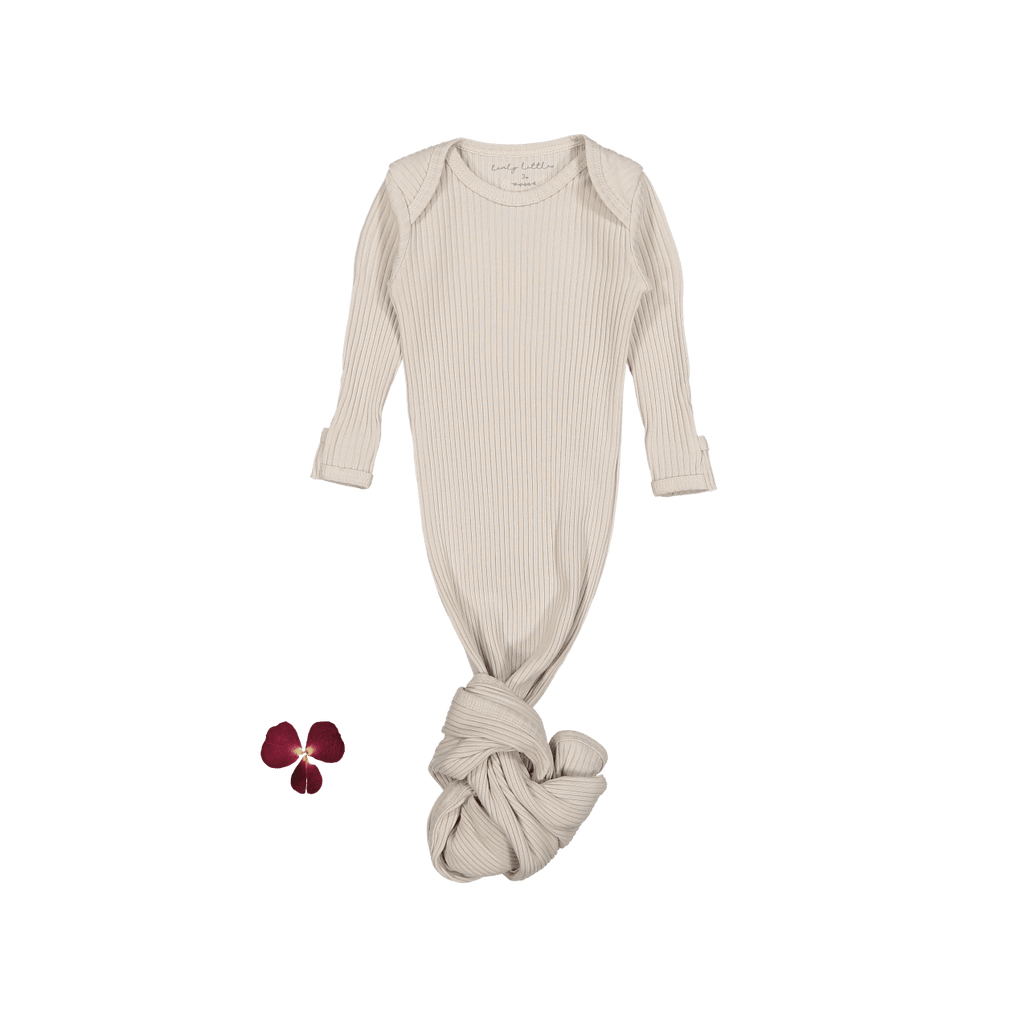 The Baby Gown - Sand Baby Gown Lovely Littles