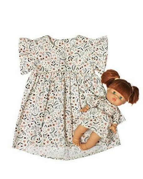 Minikane Doll & Me Outfits - Daisy Cotton Dress Nina Doll Clothing Minikane