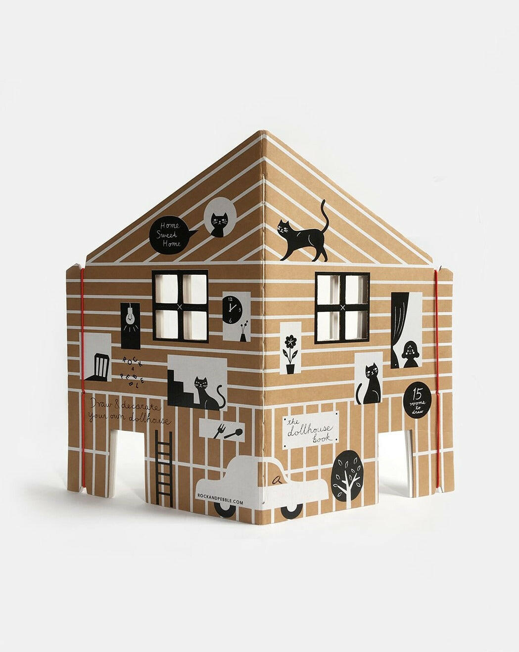 The Dollhouse Book Kids Toys Rock & Pebble