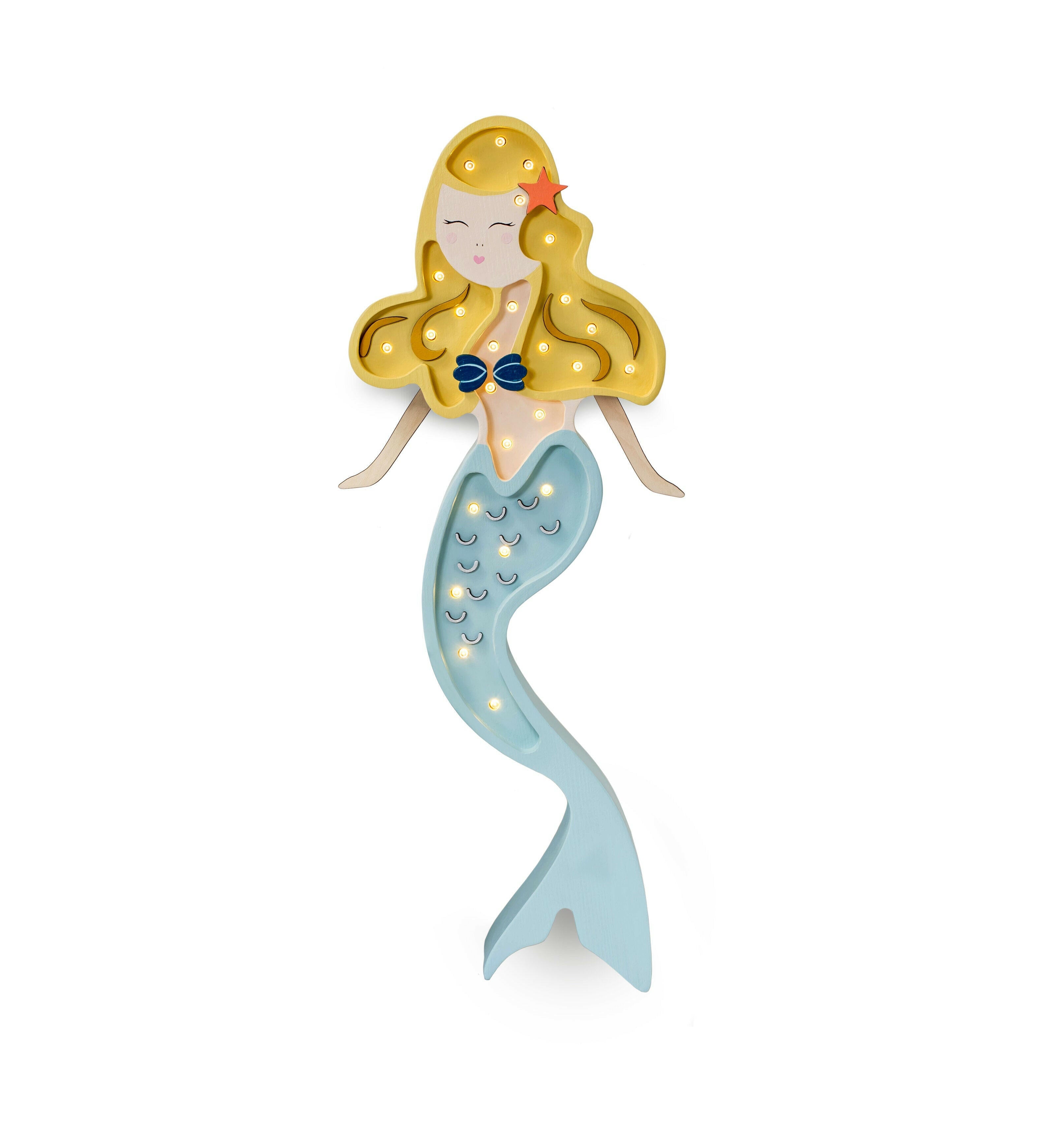 Little Lights Mermaid Lamp Little Lights US Blond