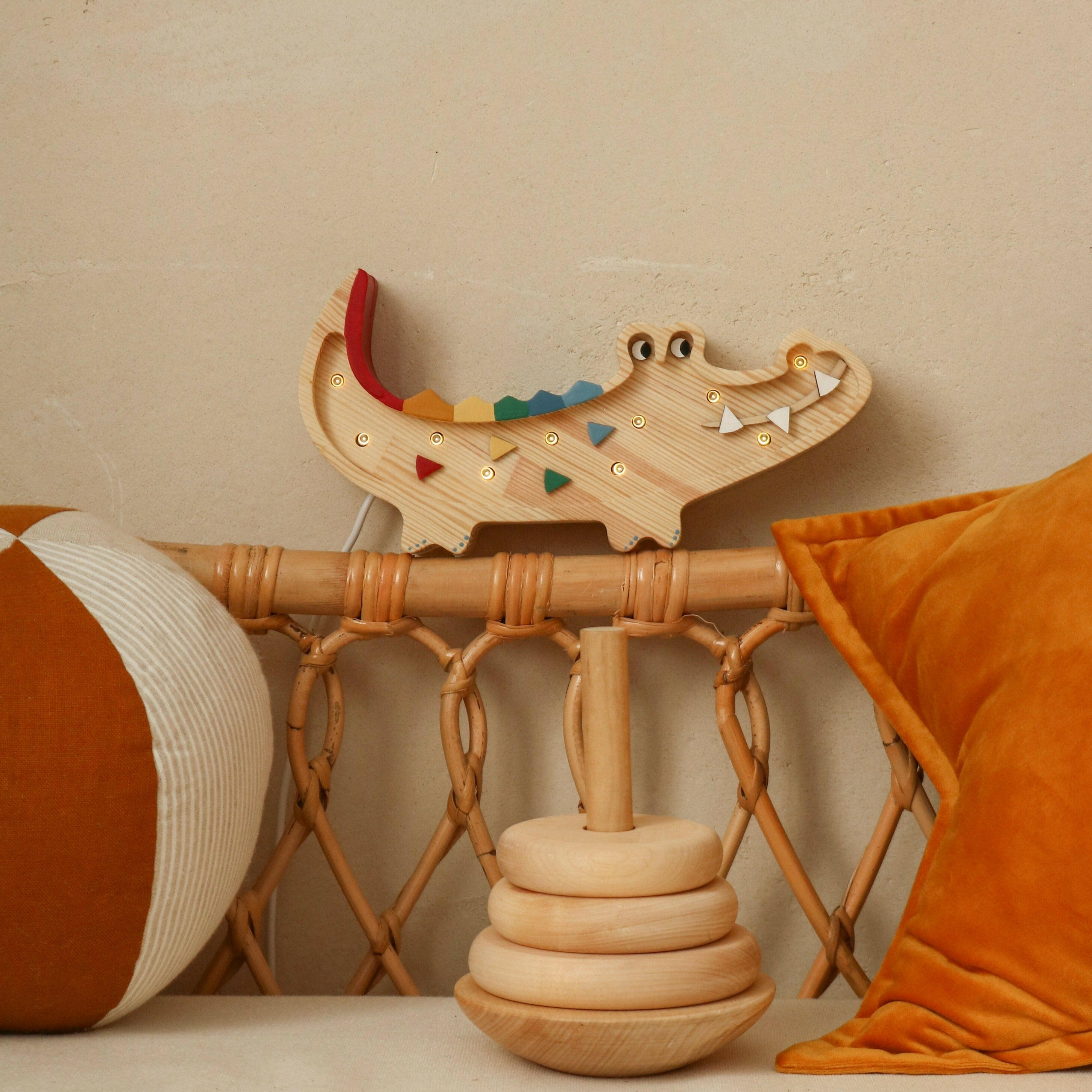 Little Lights Mini Crocodile Lamp Baby & Toddler Little Lights US