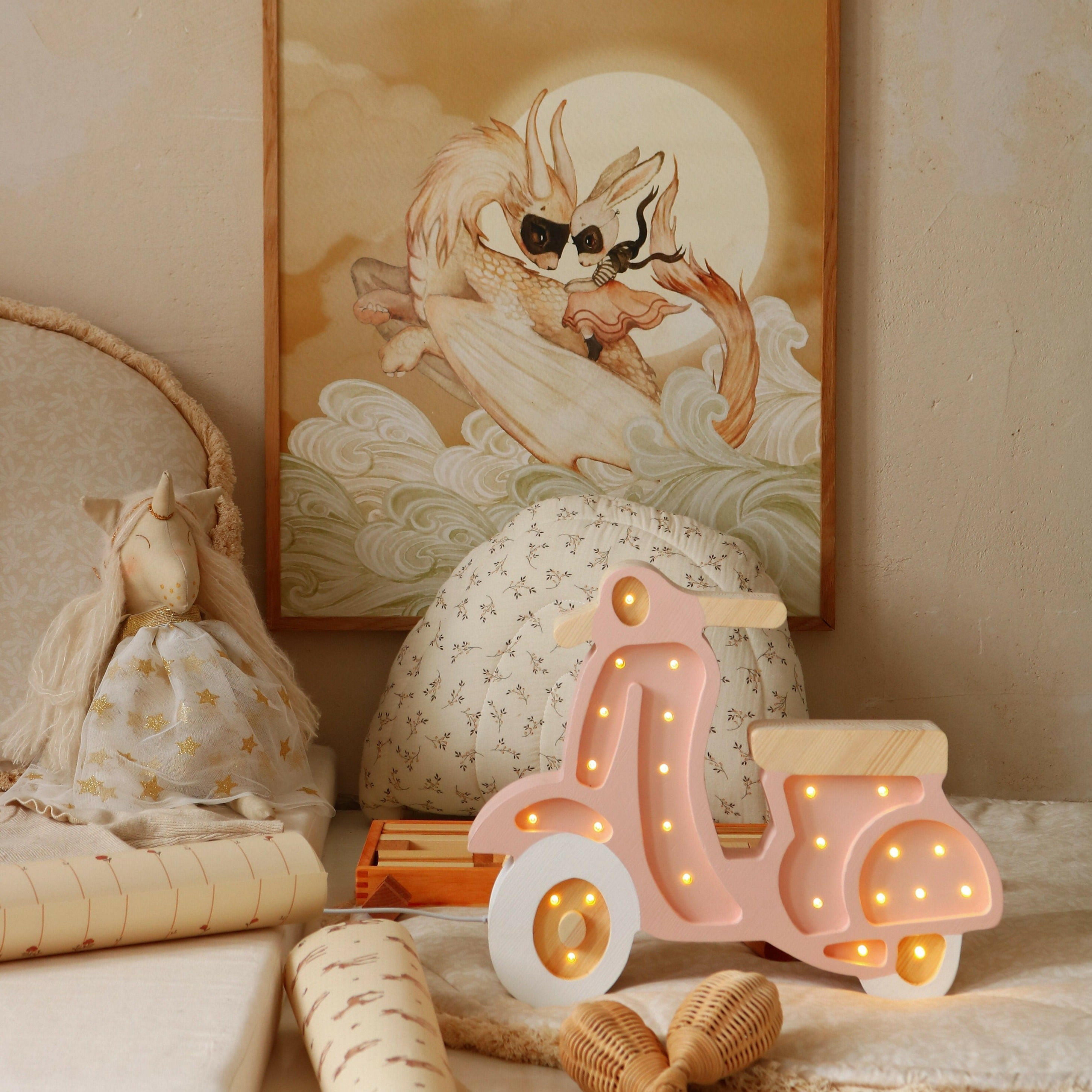 Little Lights Vespa Lamp Little Lights US