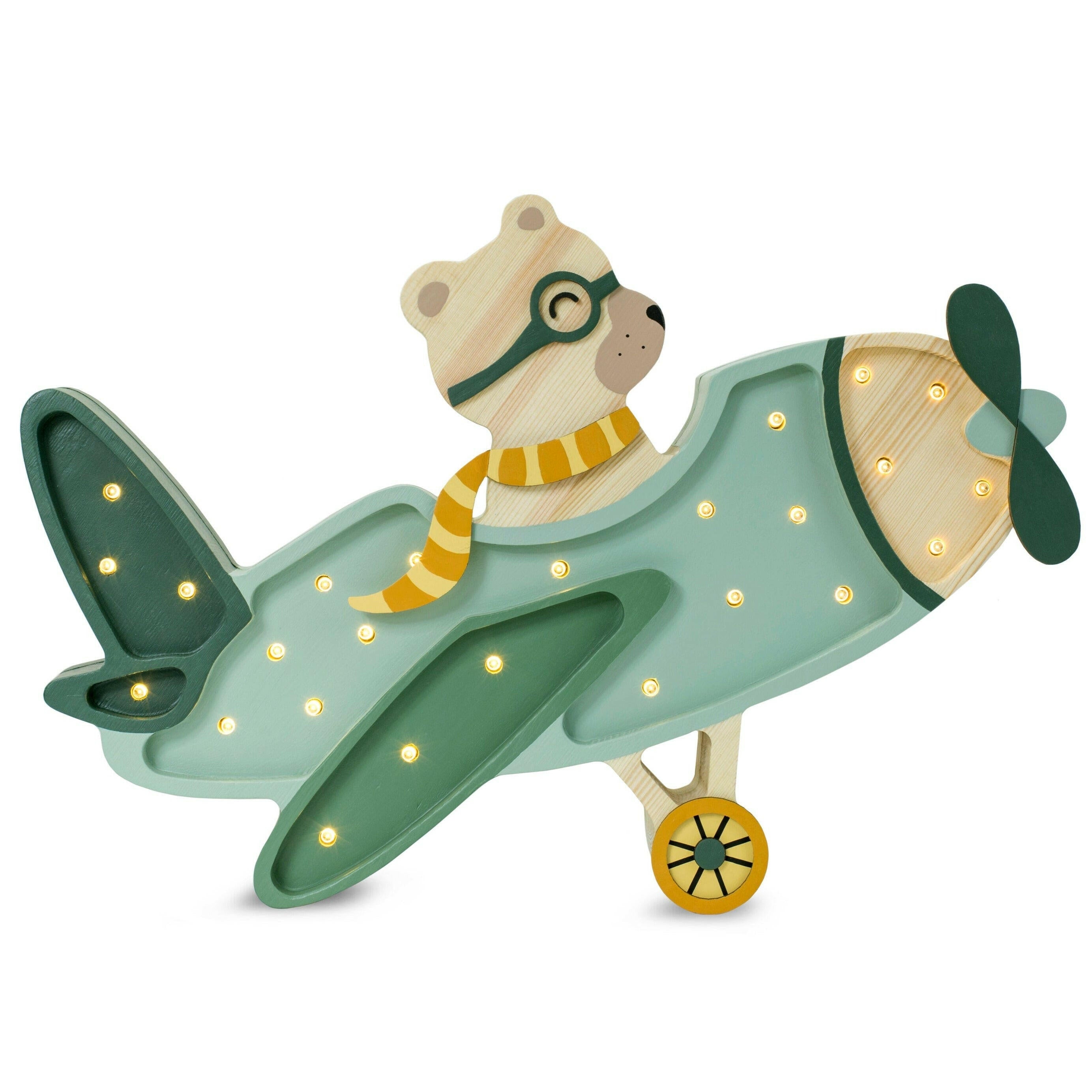 Little Lights Vintage Plane Baby & Toddler Little Lights US Khaki Pastel