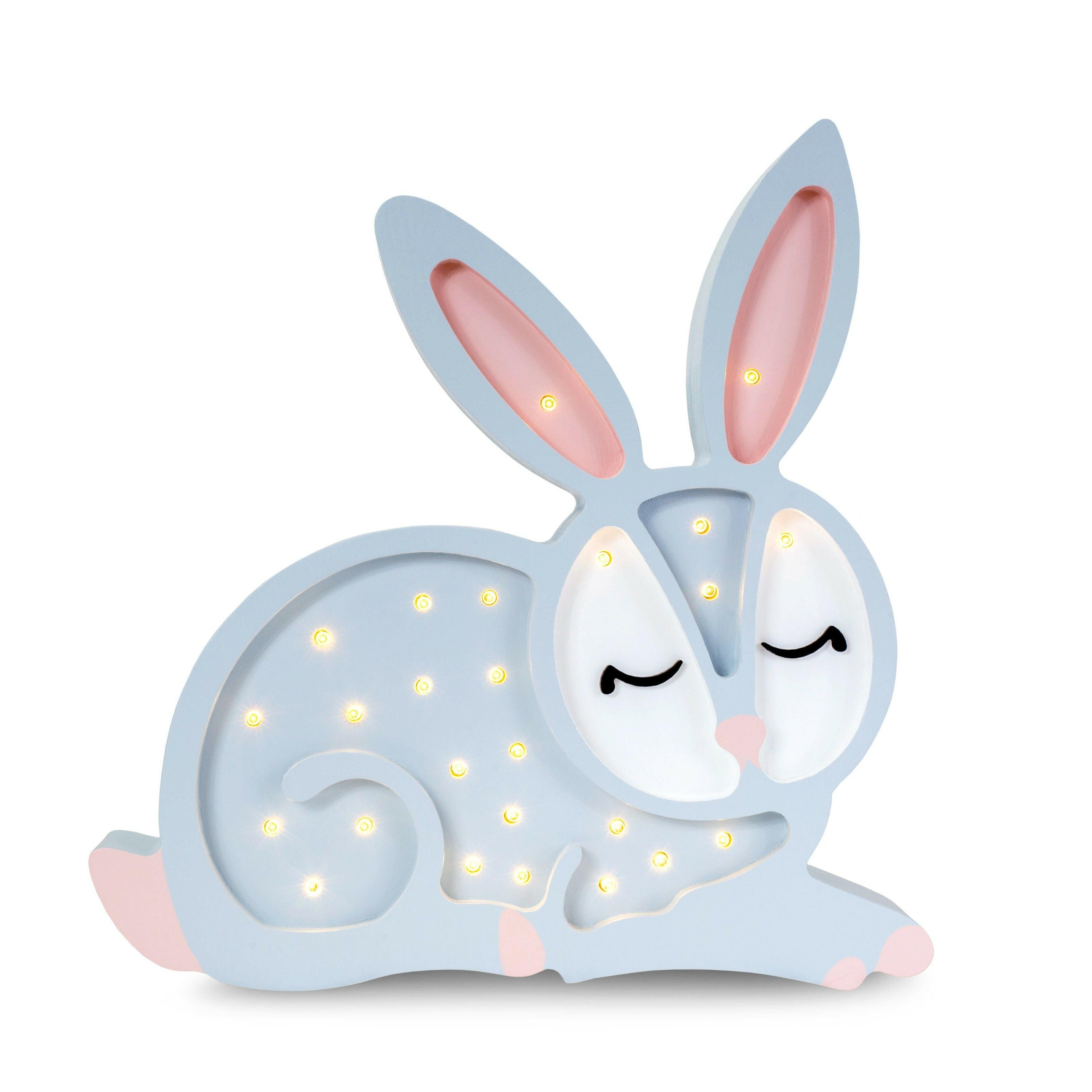 Little Lights Bunny Lamp lamp Little Lights US Gray