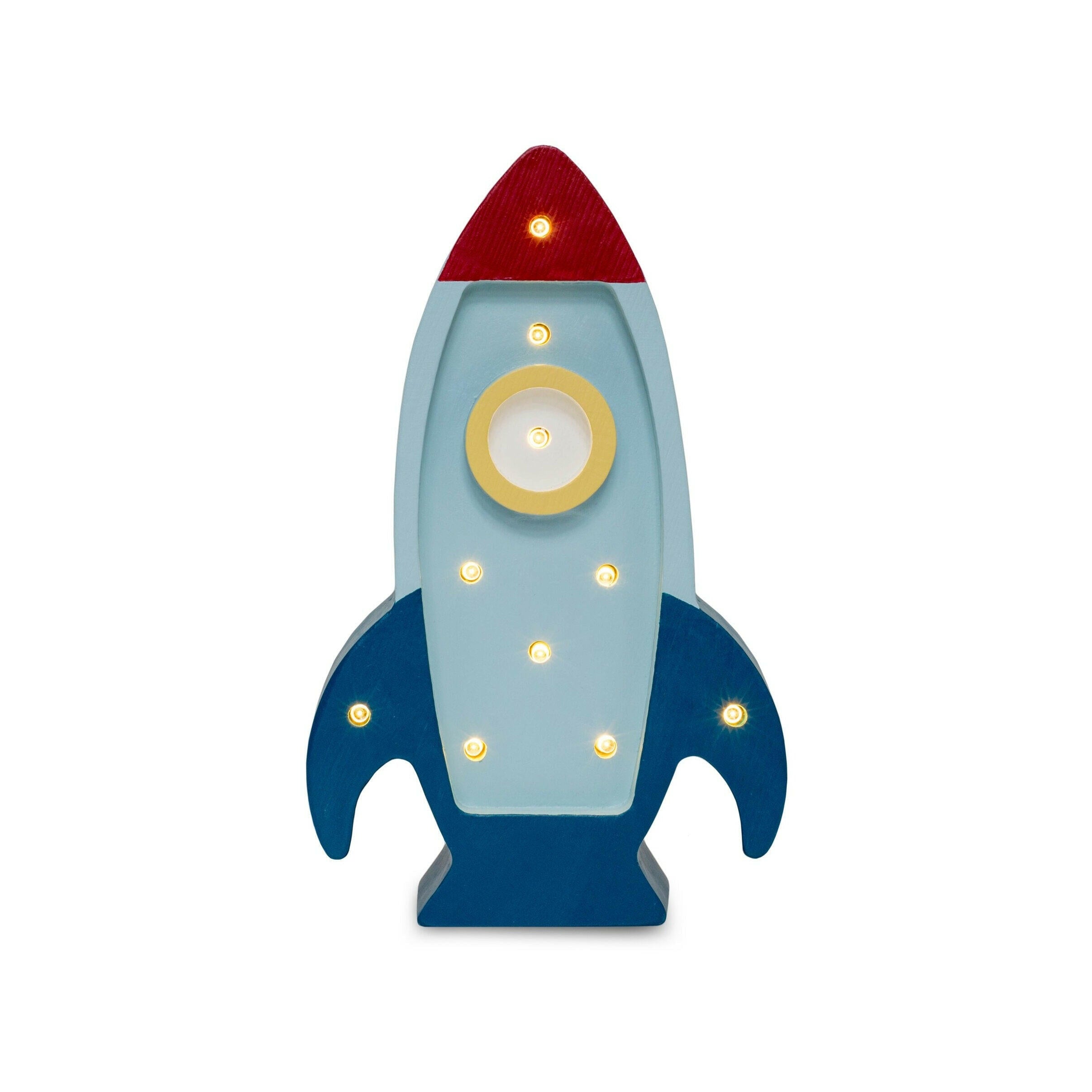 Little Lights Mini Rocket Ship Lamp Baby & Toddler Little Lights US Teal