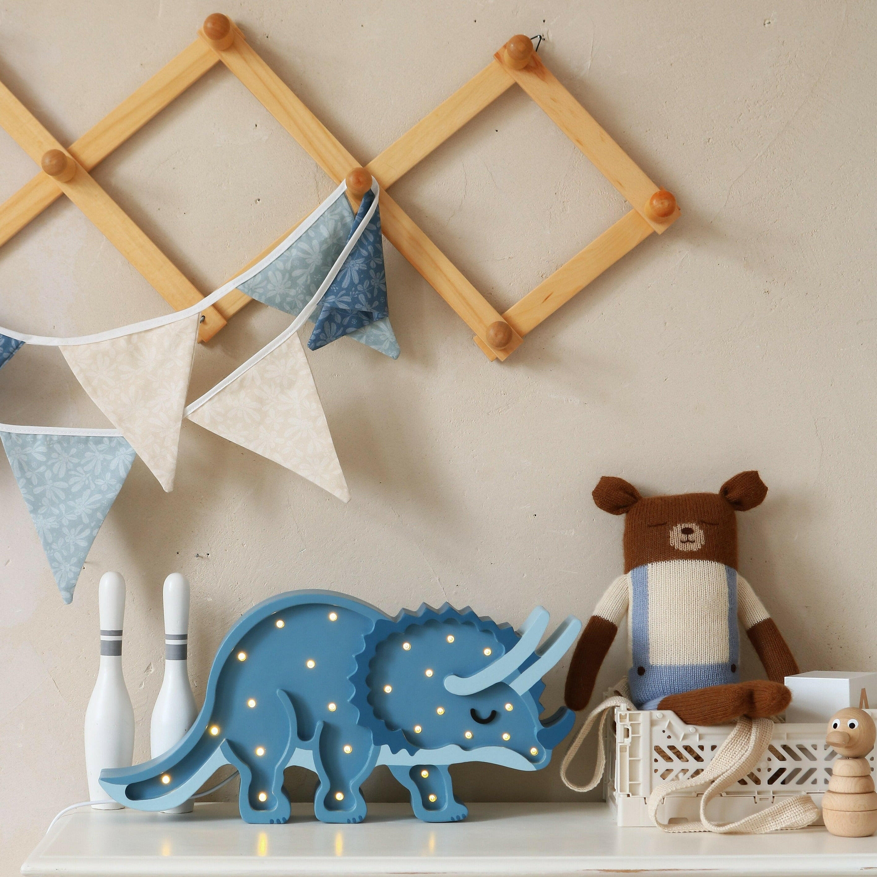 Little Lights Triceratops Dinosaur Lamp Little Lights US
