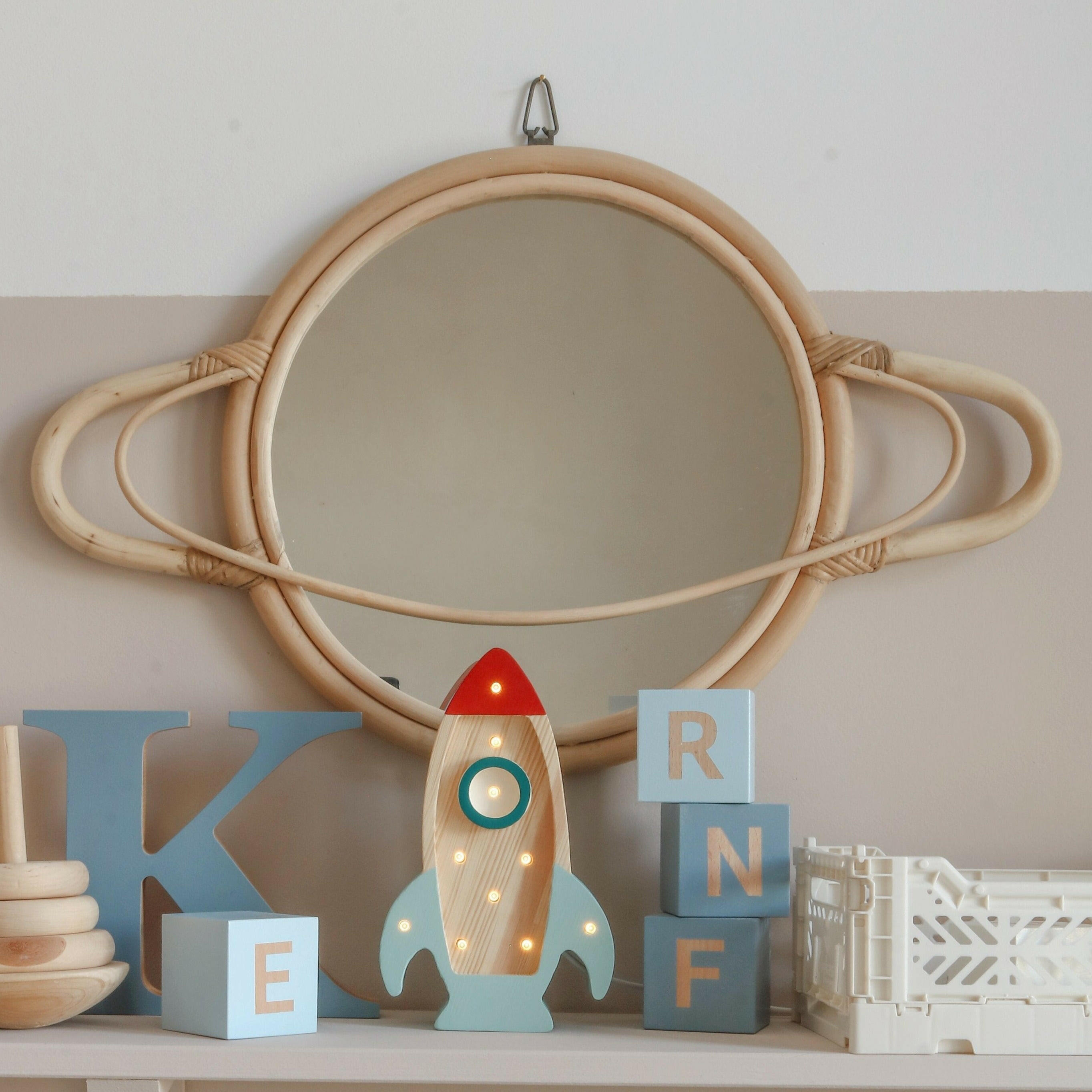 Little Lights Mini Rocket Ship Lamp Baby & Toddler Little Lights US