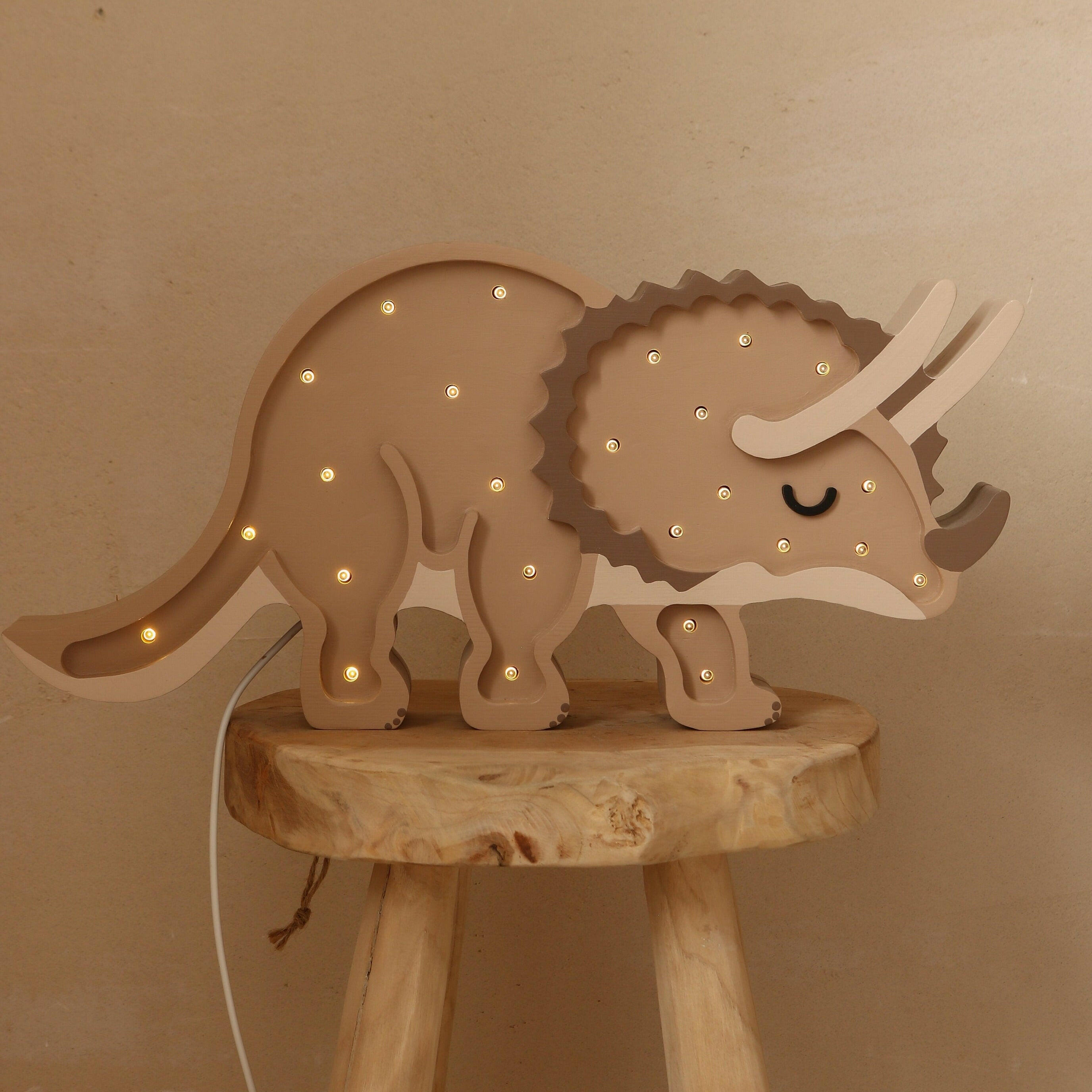 Little Lights Triceratops Dinosaur Lamp Little Lights US
